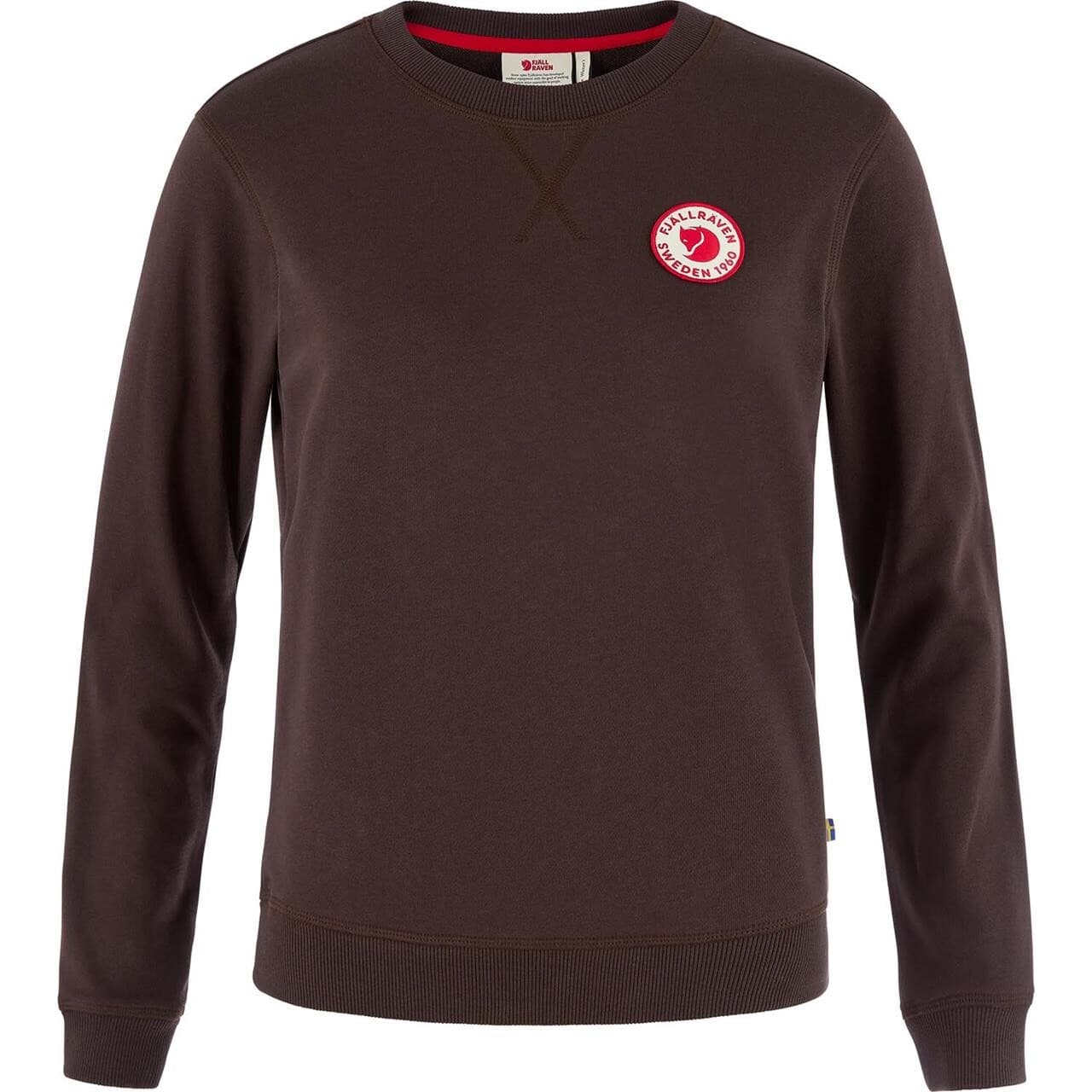 Fjällräven Womens 1960 Logo Badge Sweater (Brun (BLACK OAK/294) Large)