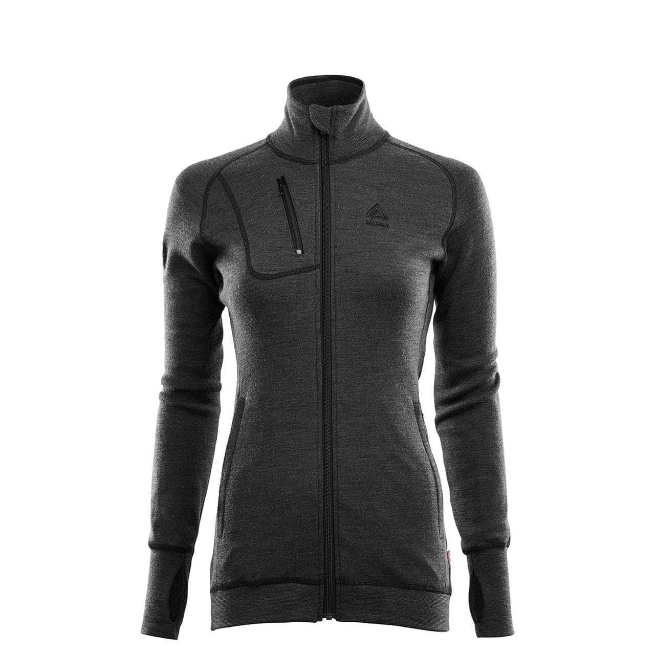 Aclima Womens Doublewool Jacket (Grå (MARENGO/JET BLACK) Small)