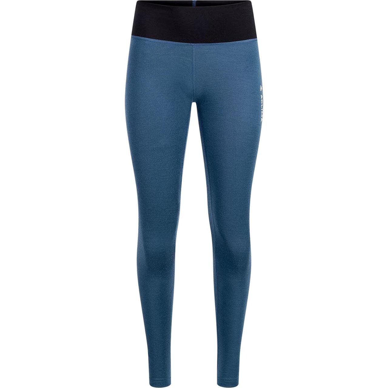 Aclima Womens WarmWool Longs High Waist (Blå (MIDNIGHT NAVY) X-large)