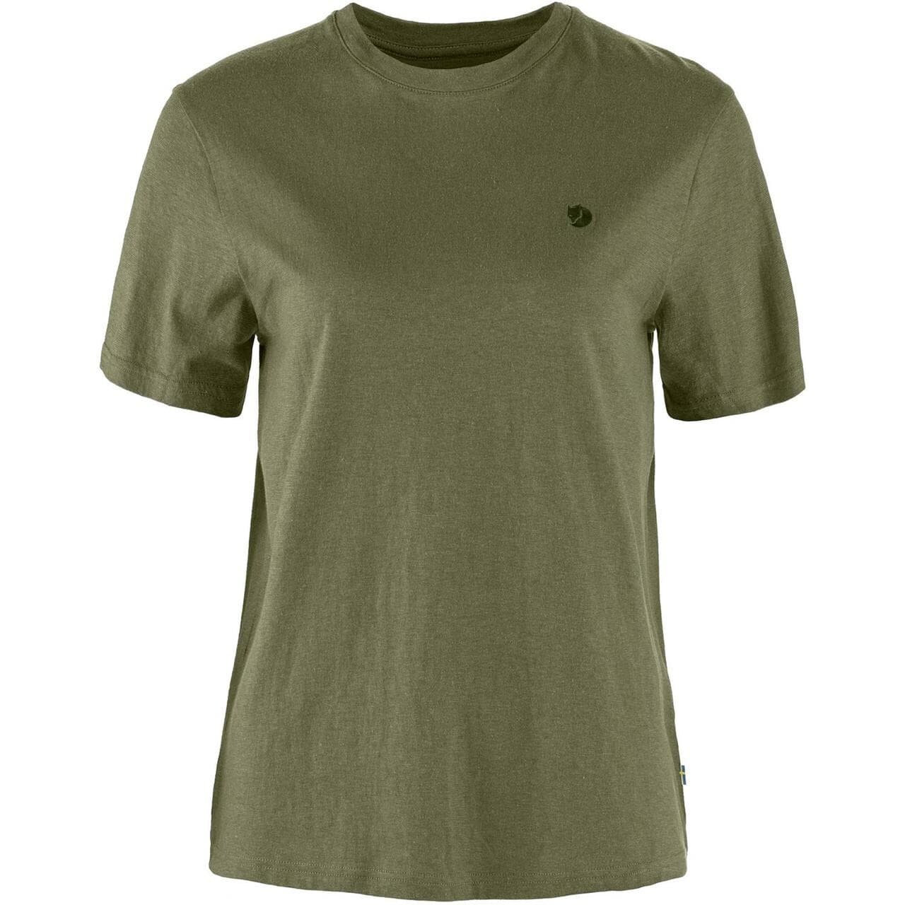 Fjällräven Womens Hemp Blend T-shirt (Grøn (GREEN/620) Small)
