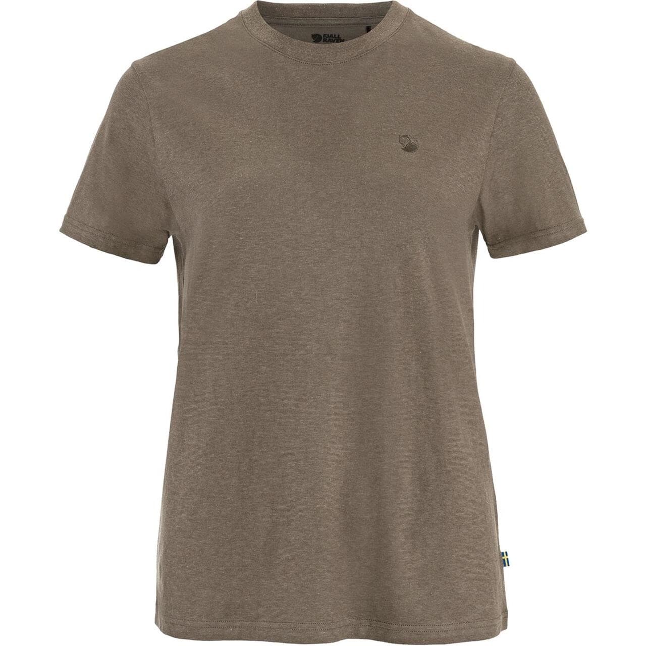 Fjällräven Womens Hemp Blend T-shirt (Brun (SUEDE BROWN/244) Large)