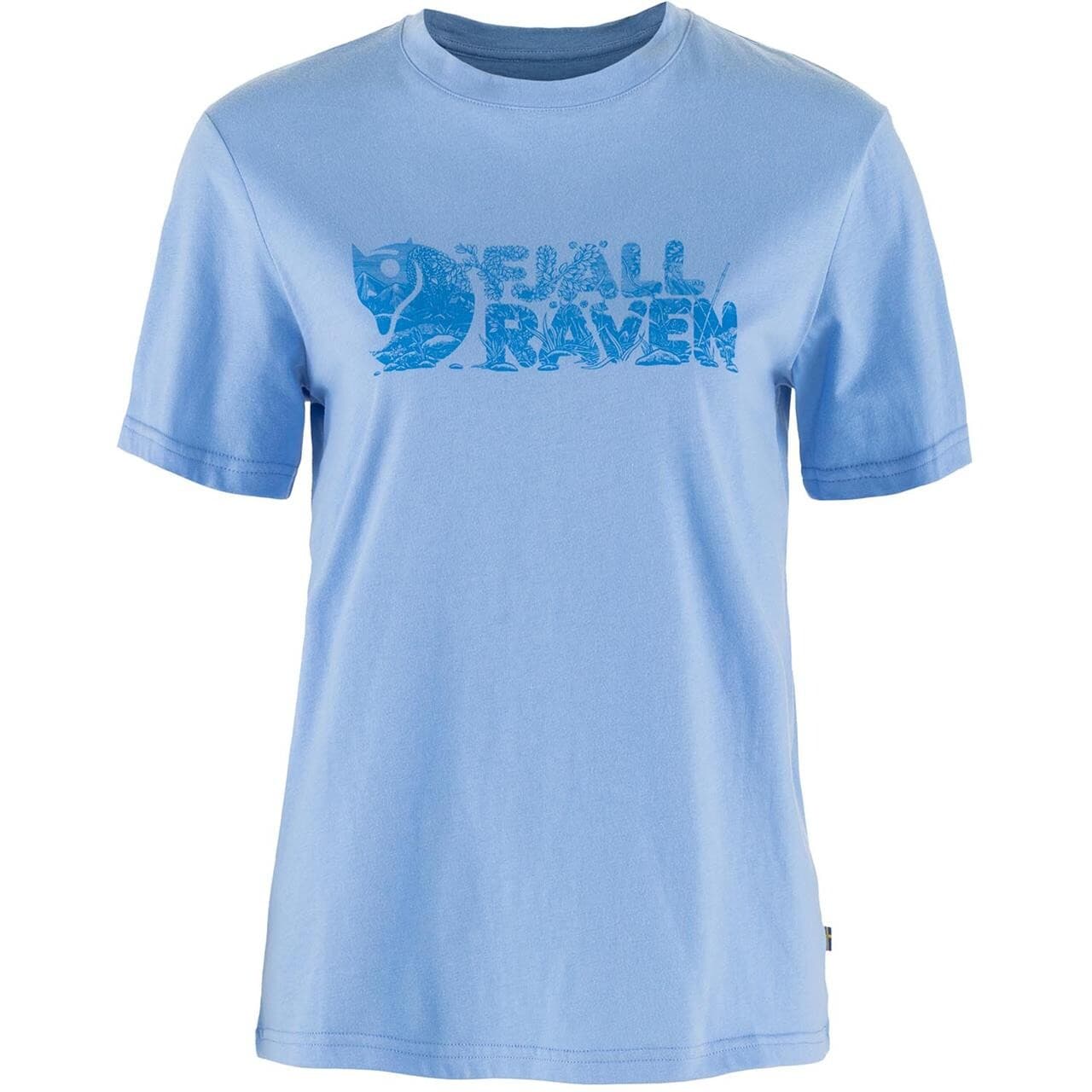 Fjällräven Womens Lush Logo T-shirt (Blå (ULTRAMARINE/537) X-large)