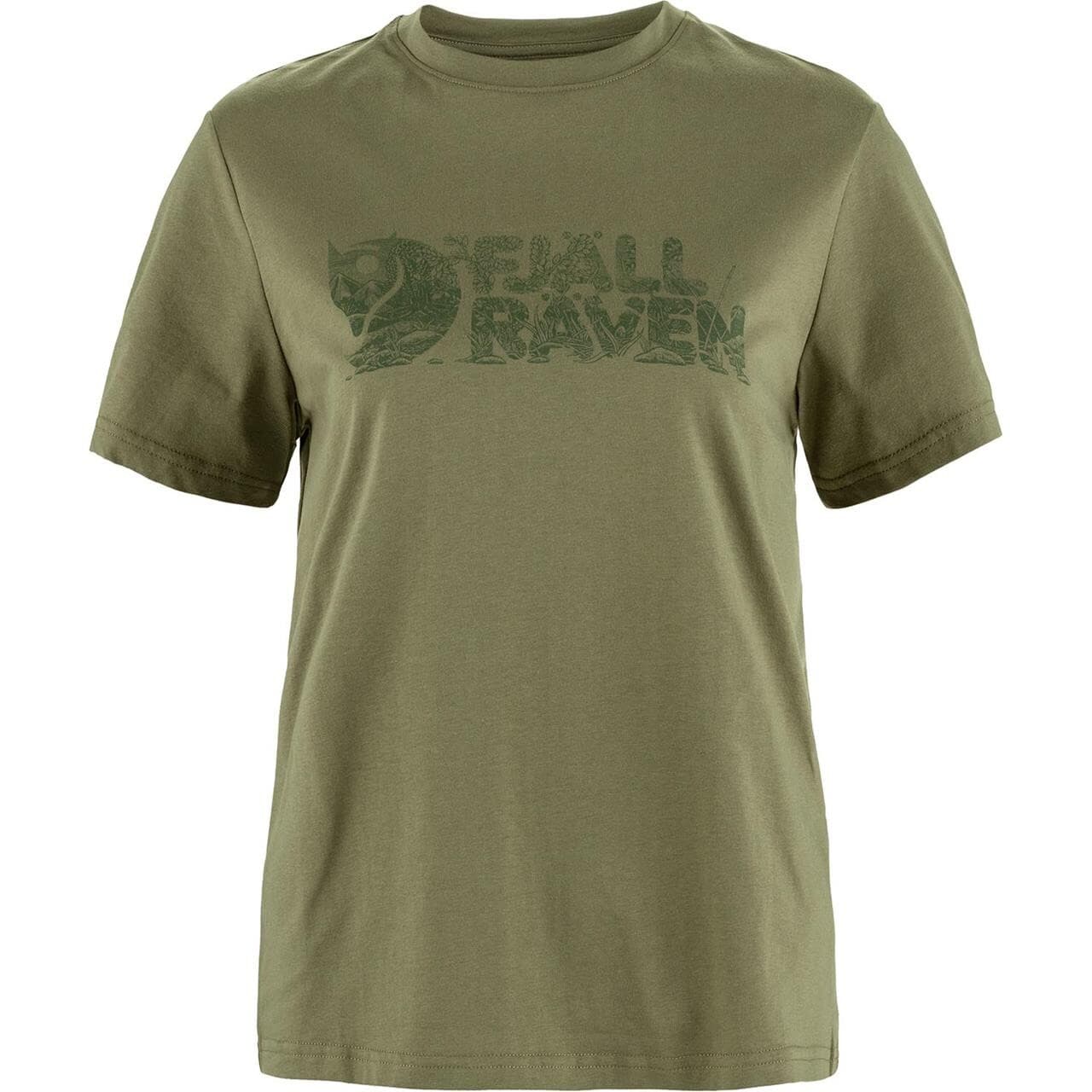 Fjällräven Womens Lush Logo T-shirt (Grøn (GREEN/620) Medium)