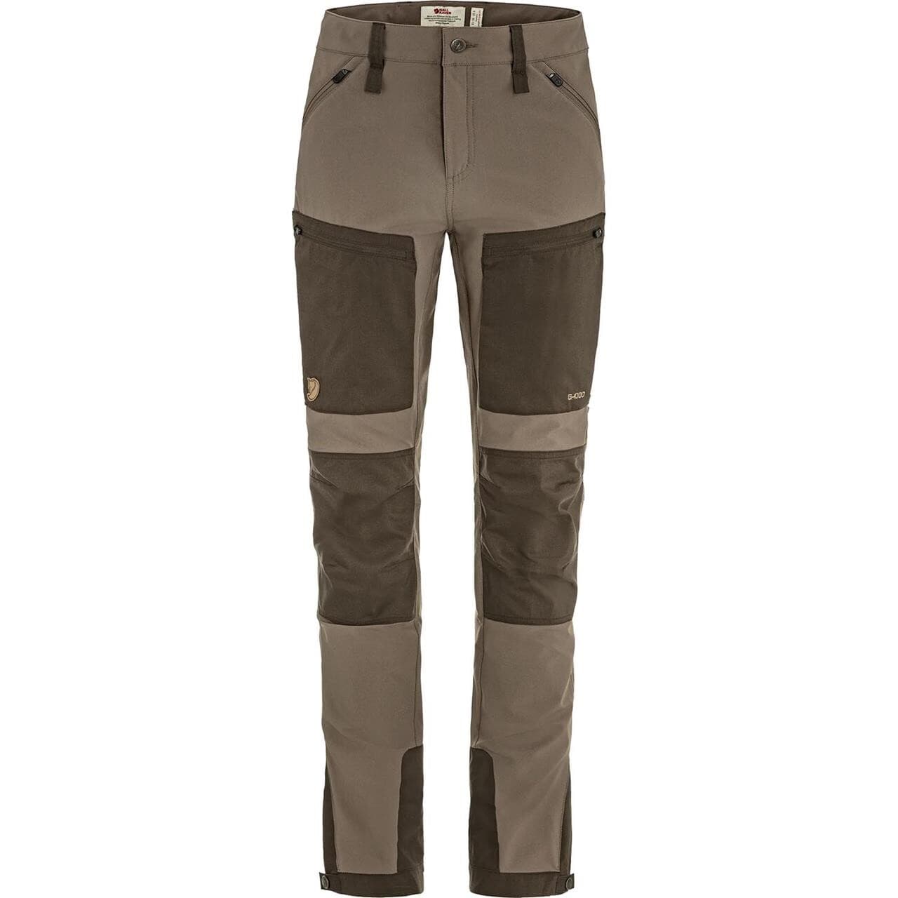 Fjällräven Womens Keb Agile Trousers (Brun (SUEDE BROWN-DK OLIVE/244-633) 40 kort)