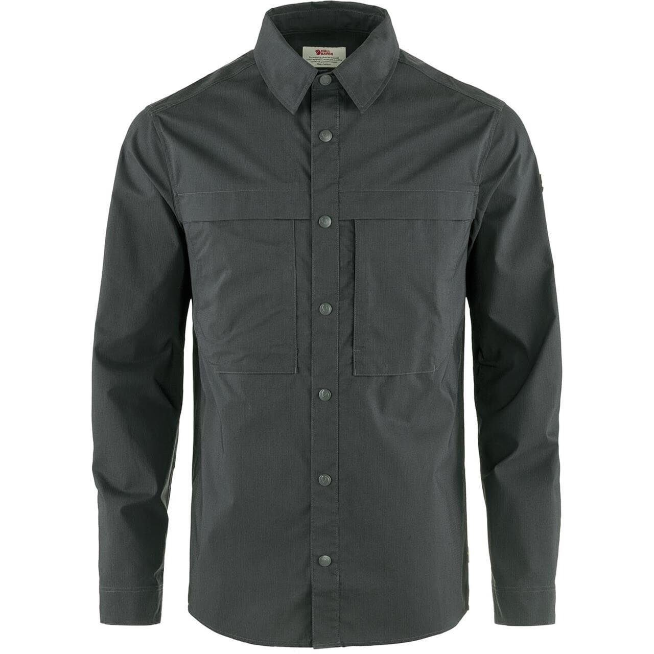 Fjällräven Mens Abisko Trail Shirt L/S (Grå (DARK GREY/030) Small)