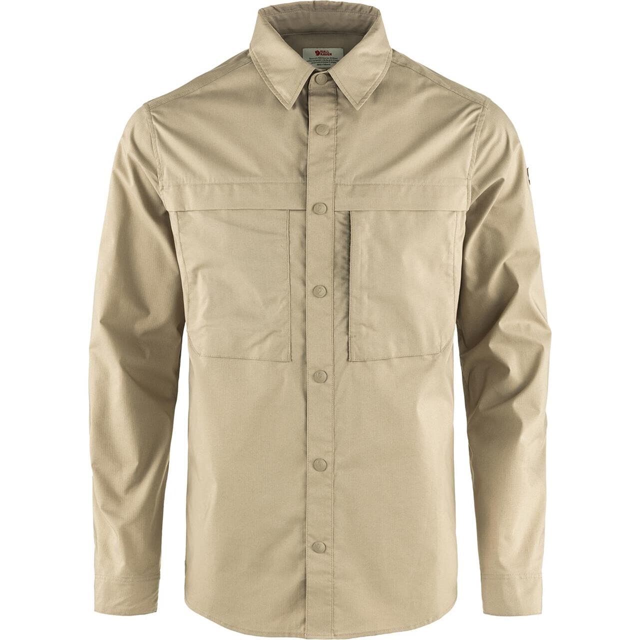 Fjällräven Mens Abisko Trail Shirt L/S (Beige (FOSSIL/118) X-large)