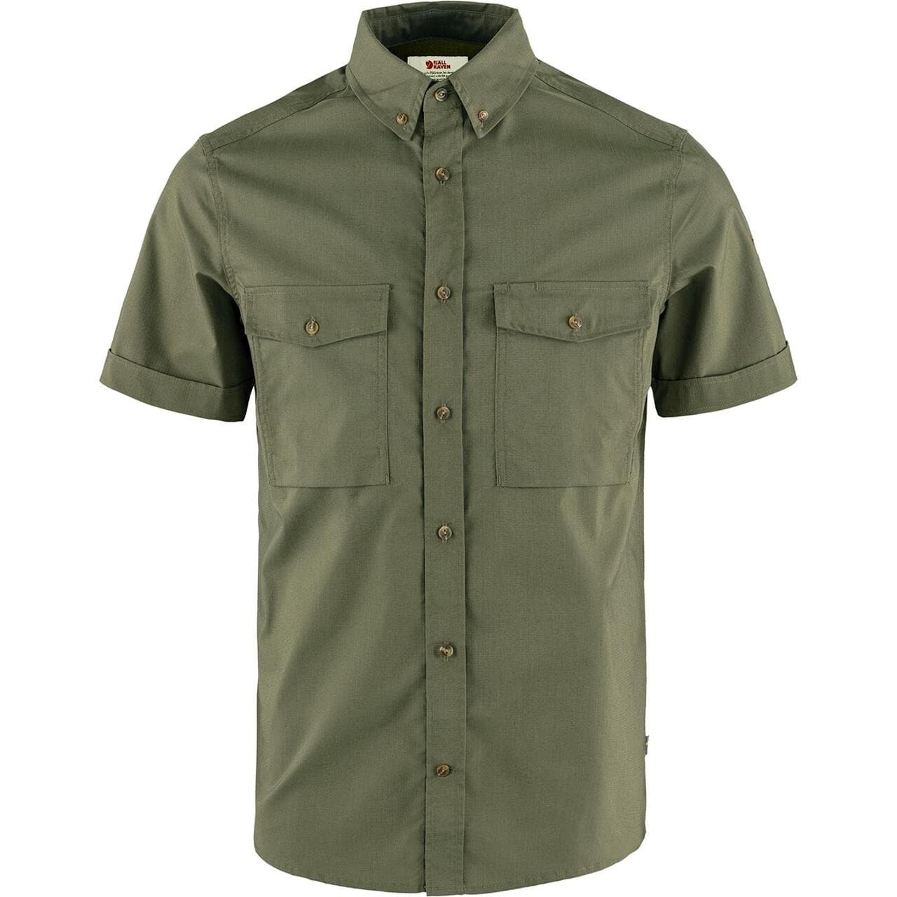 Fjällräven Mens Övik Air Stretch S/S Shirt (Grøn (LAUREL GREEN/625) Small)