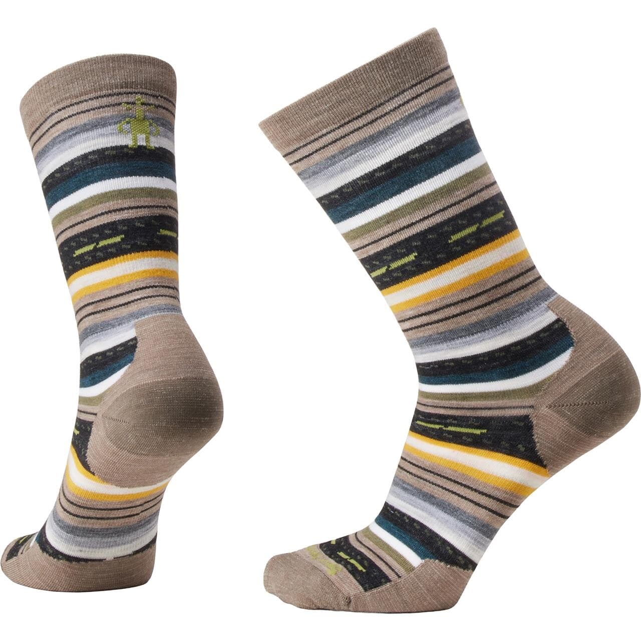 Smartwool Womens Everyday Margarita Crew (Brun (FOSSIL) 43-45)