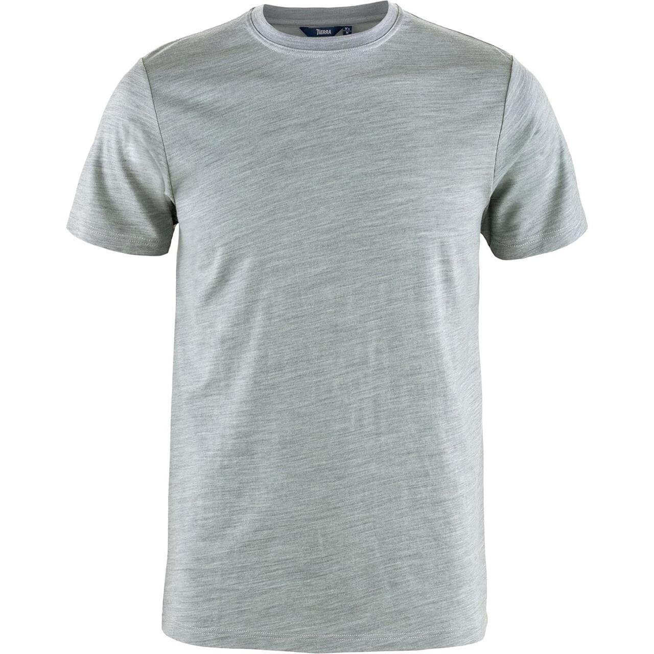 Tierra Mens Wool Tee (Blå (GRANITE BLUE) Small)