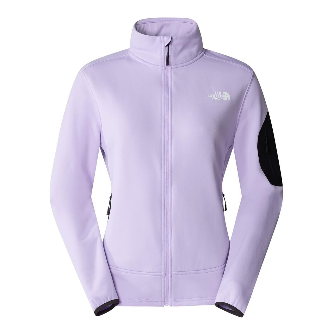 The North Face Womens Mistyescape Fleece (Lilla (LITE LILAC/TNF BLACK) Small)