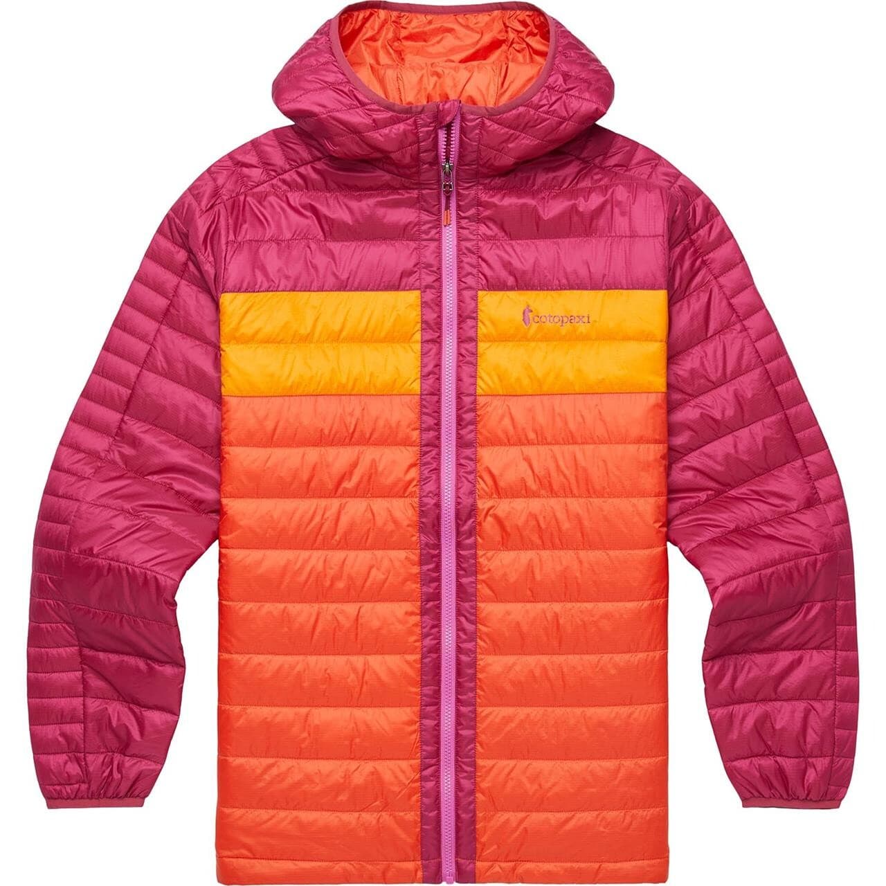 Cotopaxi Womens Capa Insulated Hooded Jacket (Rød (RASPBERRY & CANYON) Small)