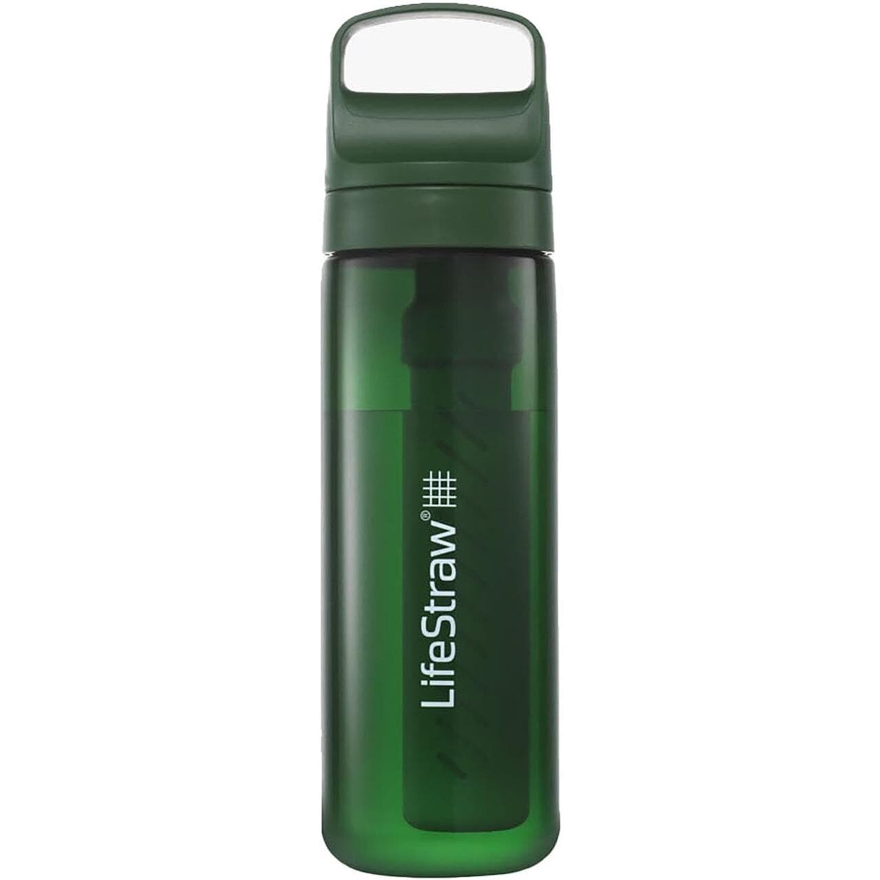 LifeStraw Go 2.0 Water Filter Bottle 22oz 650 Ml (Grøn (TERRACE GREEN))