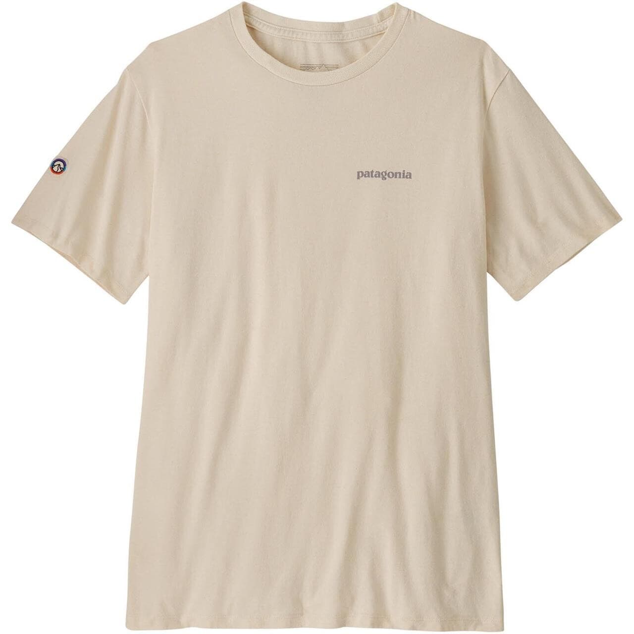 Patagonia Fitz Roy Icon Responsibili-tee (Hvid (BIRCH WHITE) Small)