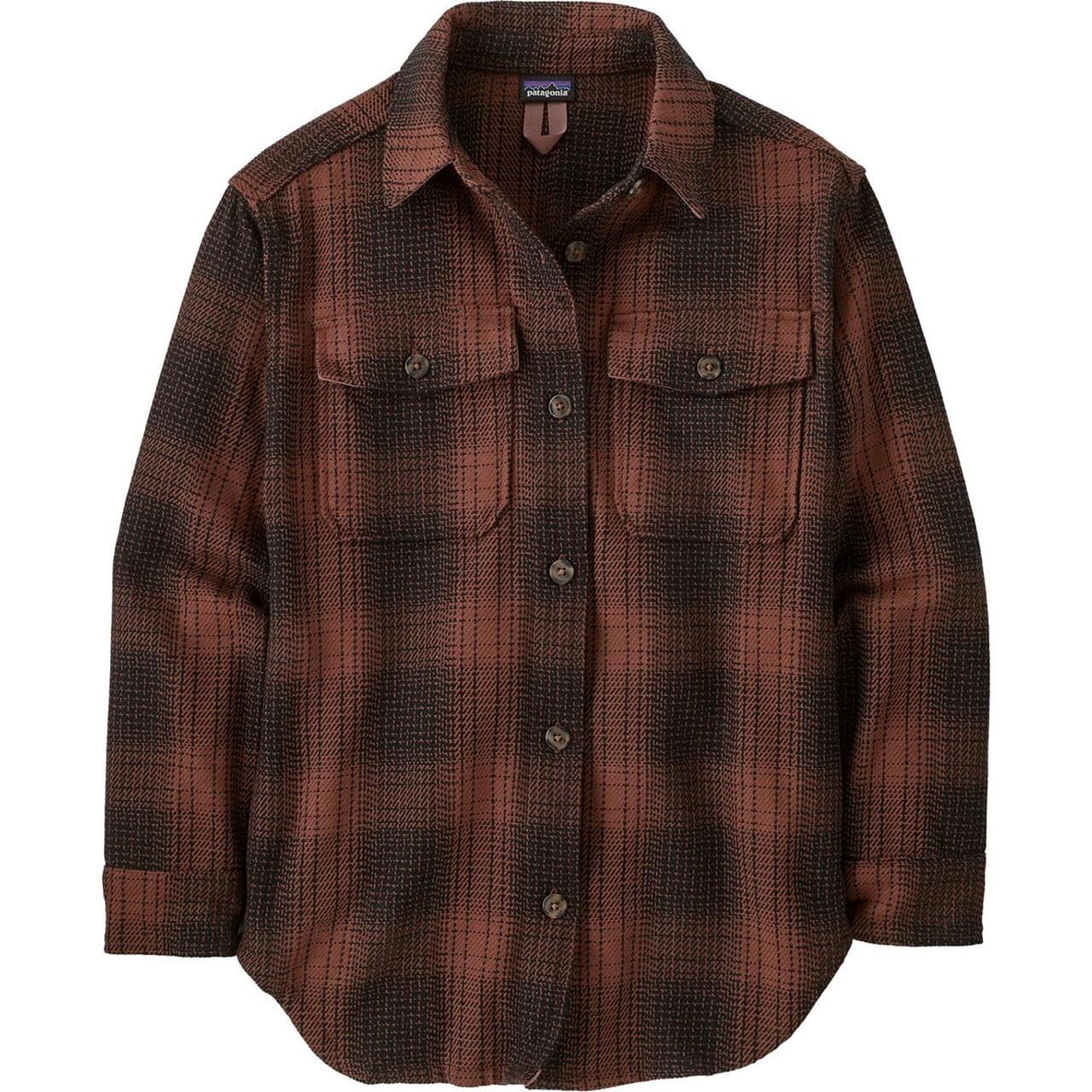 Patagonia Womens Fjord Loft Overshirt Jacket (Brun (FROST: DULSE MAUVE) Small)