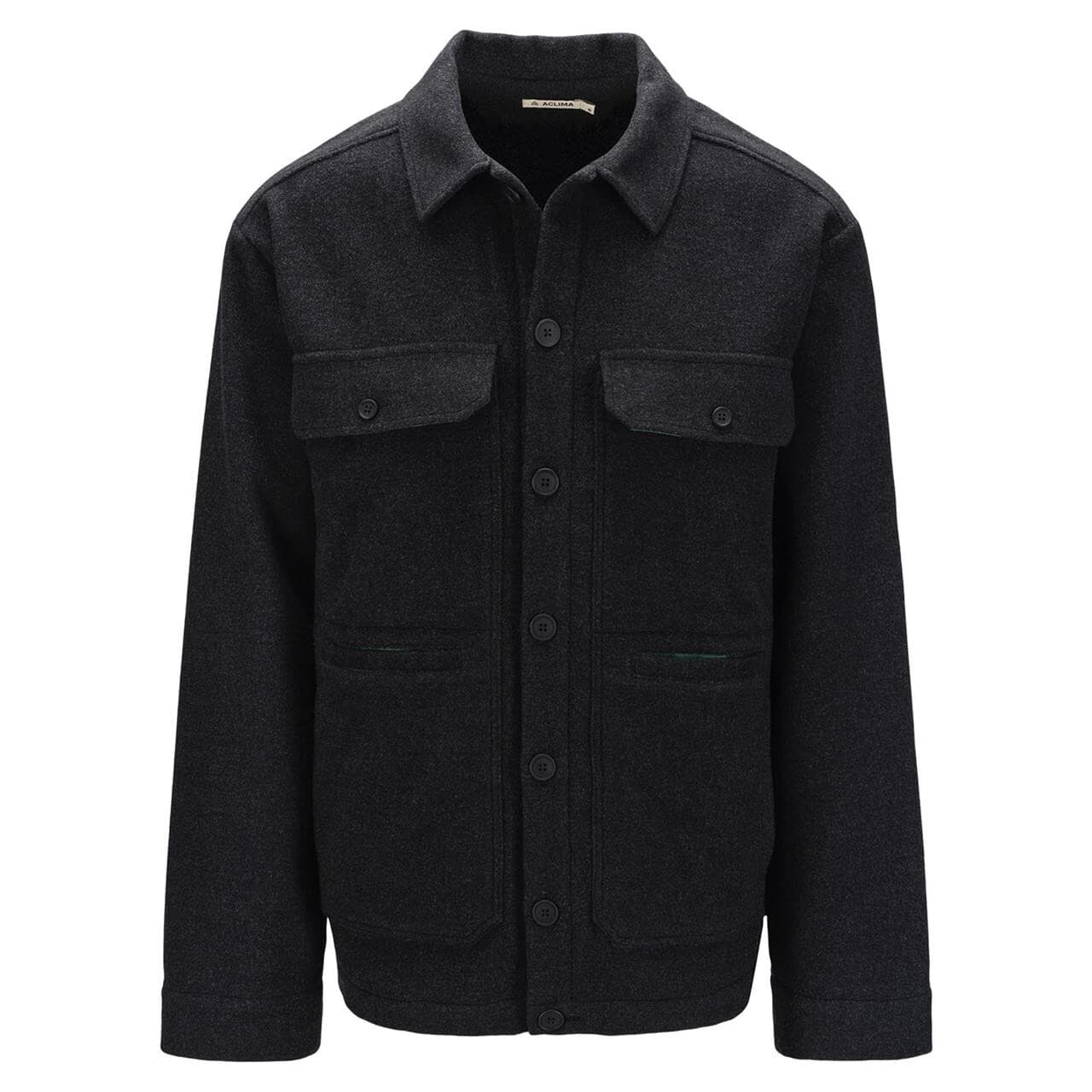 Aclima Mens Reborn Lumber Jacket (Grå (DARK GREY MELANGE) Large)