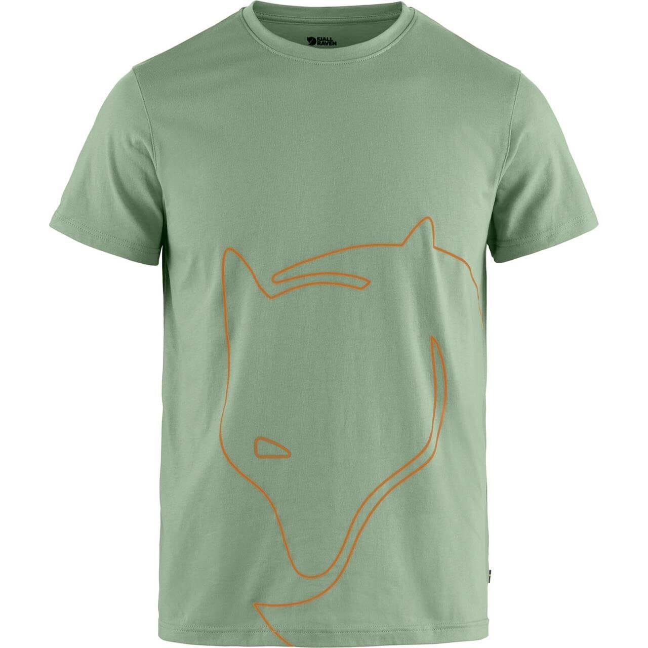 Fjällräven Mens Big Logo T-shirt (Grøn (PATINA GREEN/614) Small)