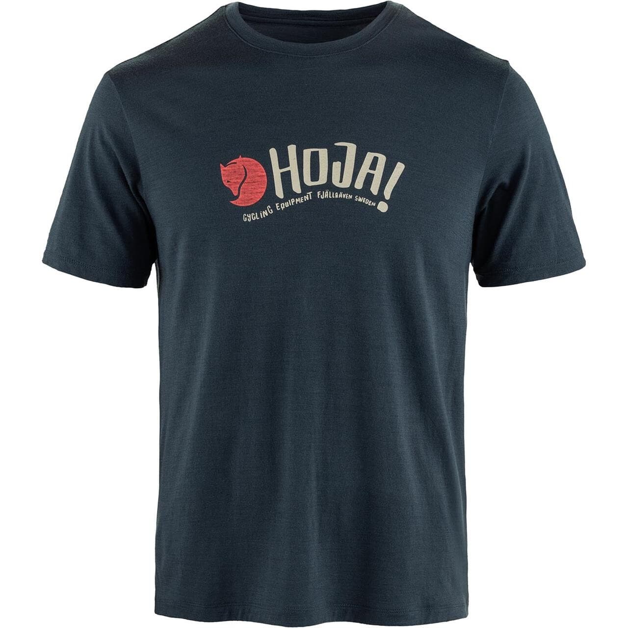 Fjällräven Mens Hoja Wool T-shirt (Blå (DARK NAVY/555) X-small)