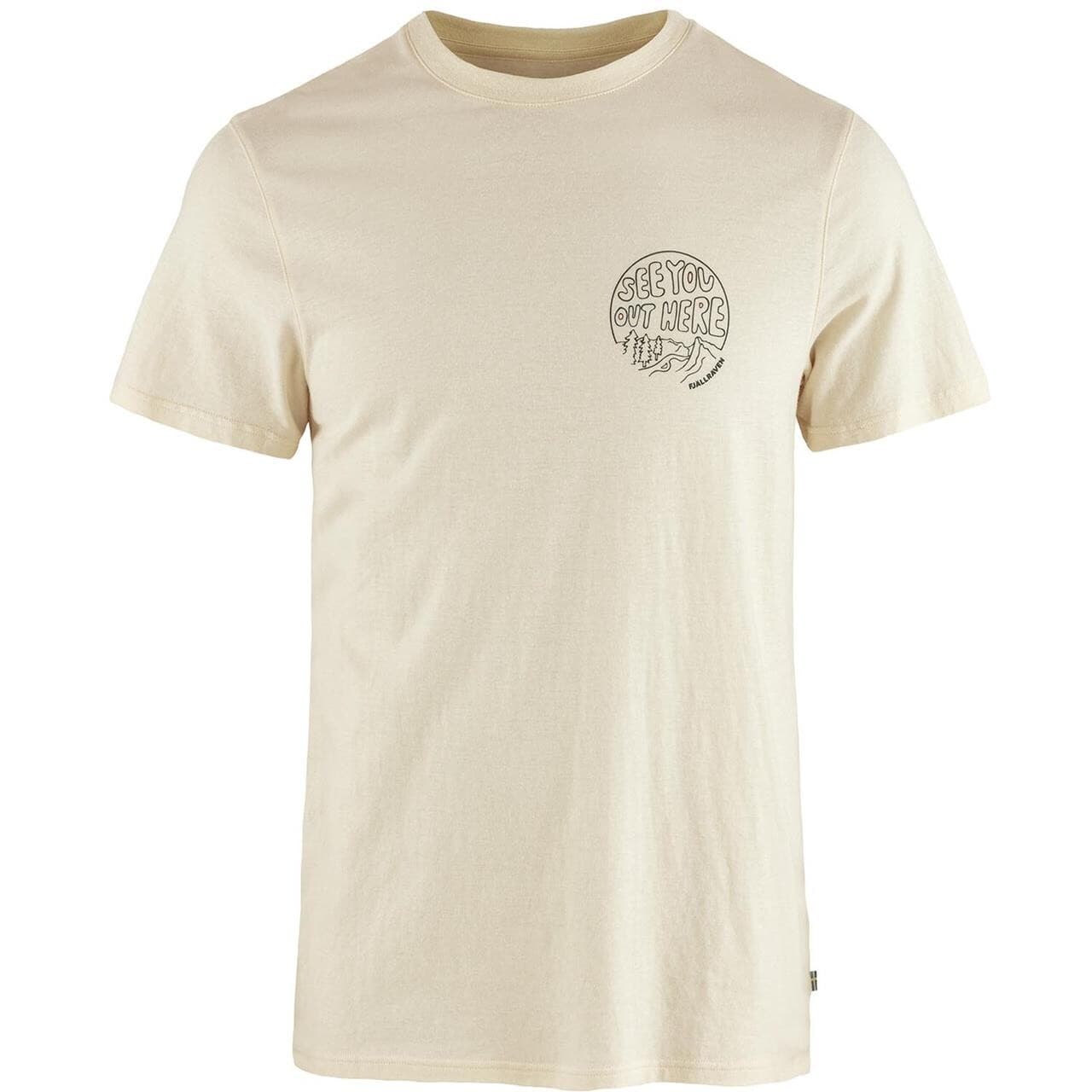 Fjällräven Mens Hemp Blend Out Here T-shirt (Hvid (CHALK WHITE/113) Medium)