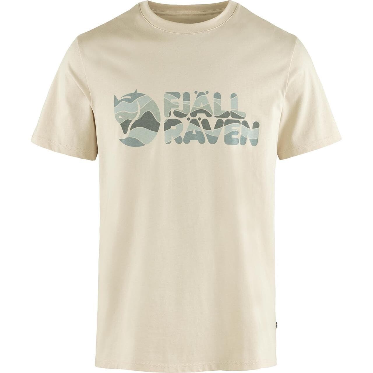Fjällräven Mens Multicolor Logo T-shirt (Hvid (CHALK WHITE/113) X-large)