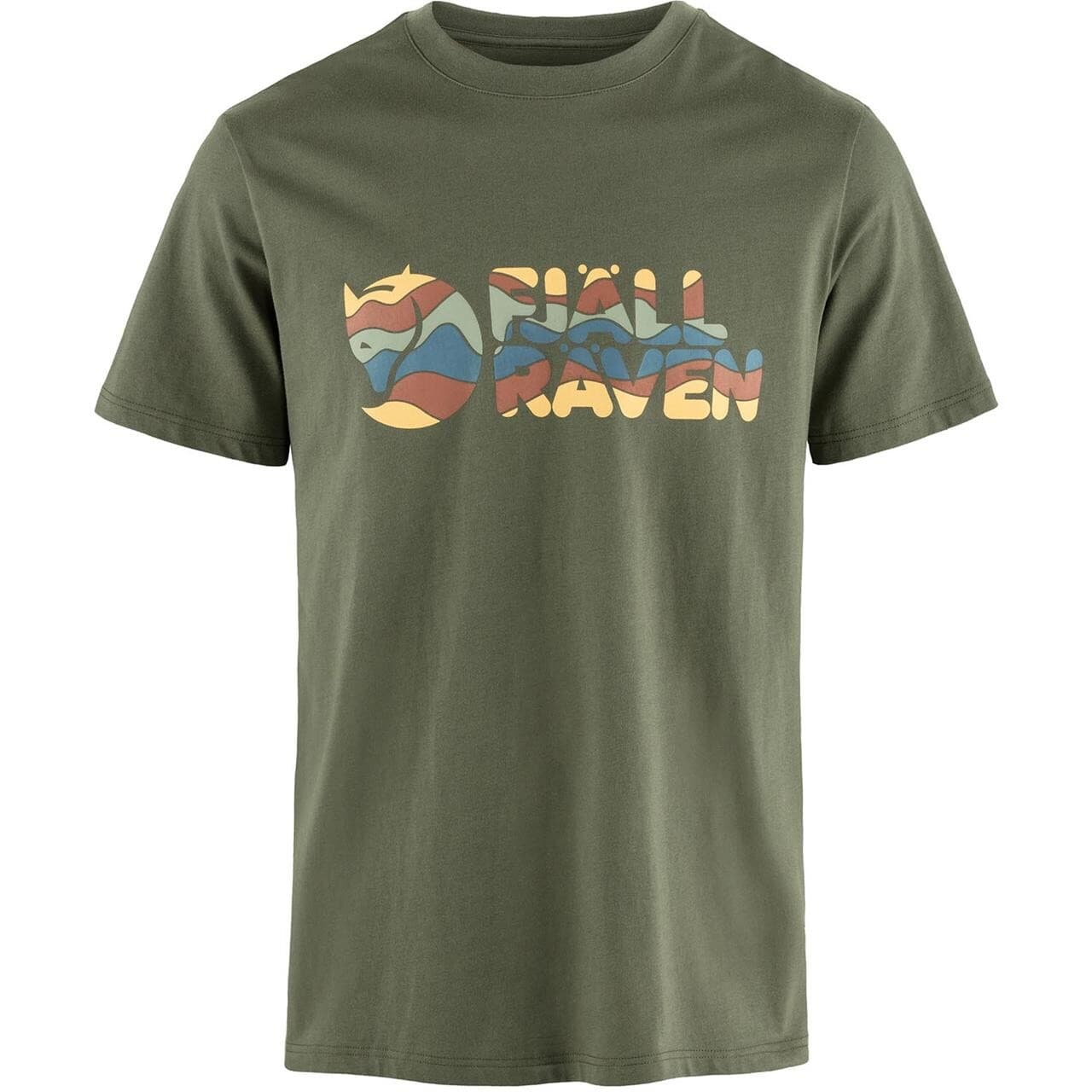 Fjällräven Mens Multicolor Logo T-shirt (Grøn (LAUREL GREEN/625) XX-large)
