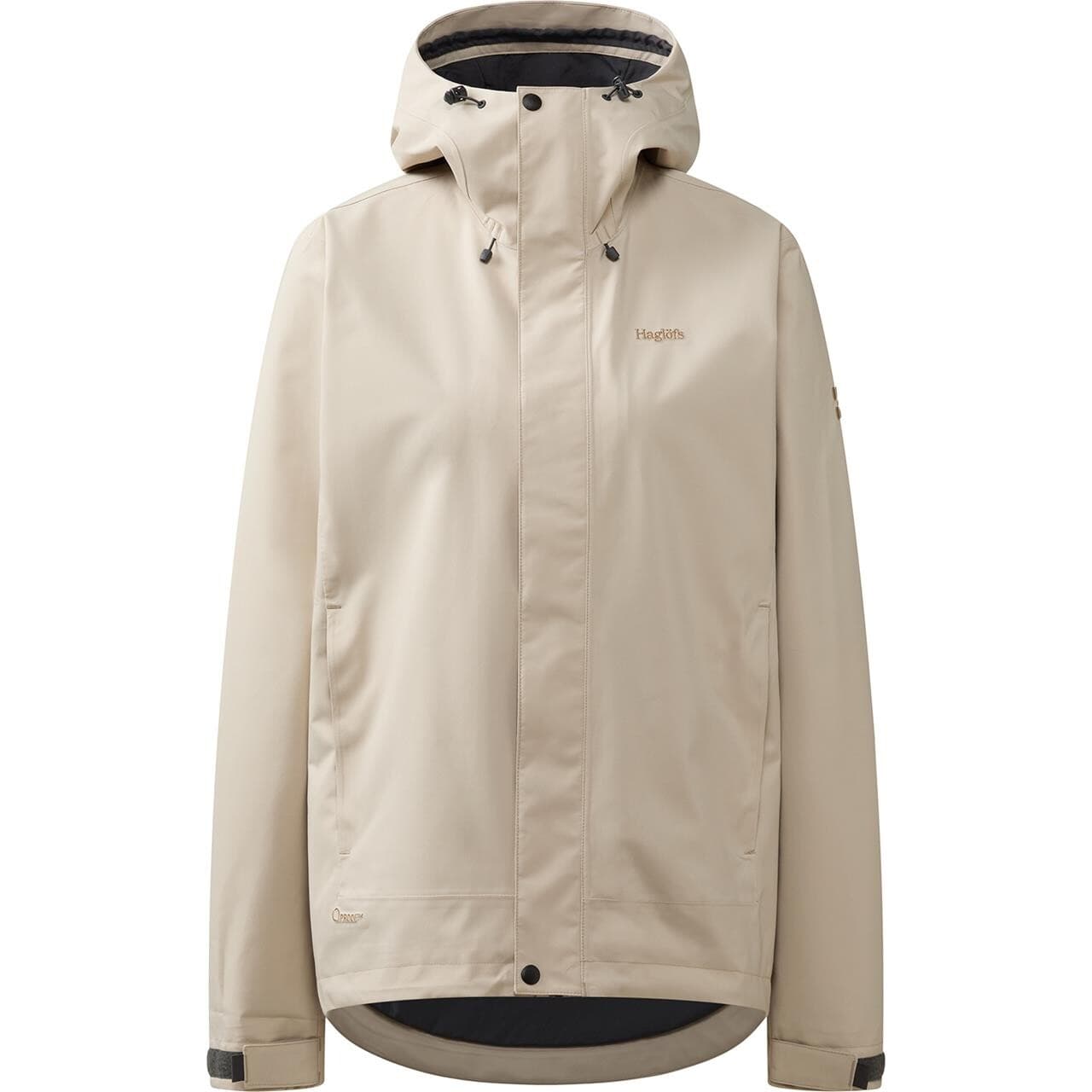 Haglöfs Womens Breeze Proof Jacket (Beige (CHALK BEIGE) Medium)