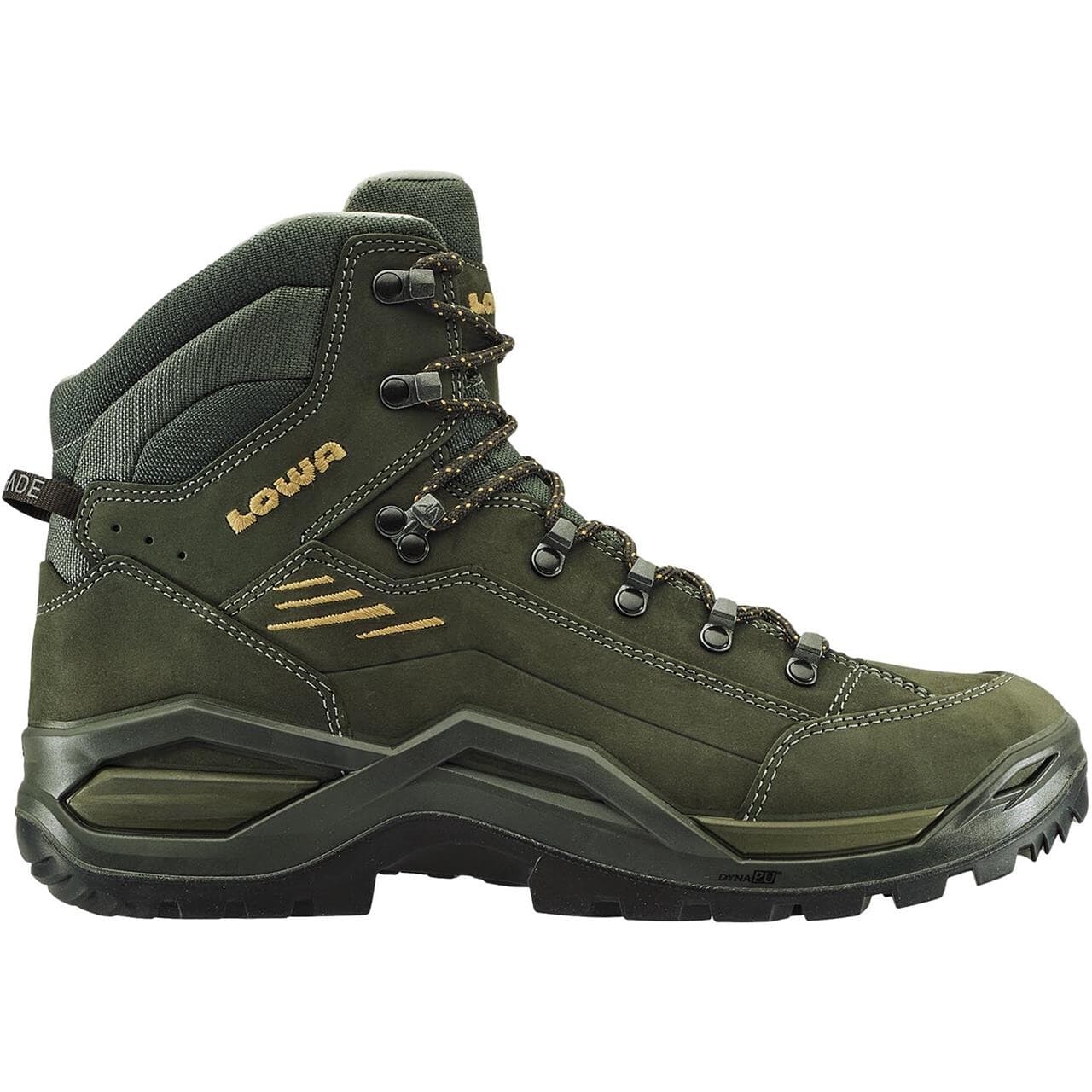 Lowa Mens Renegade EVO LL Mid (Grøn (OLIVE/MUSTARD) 46)