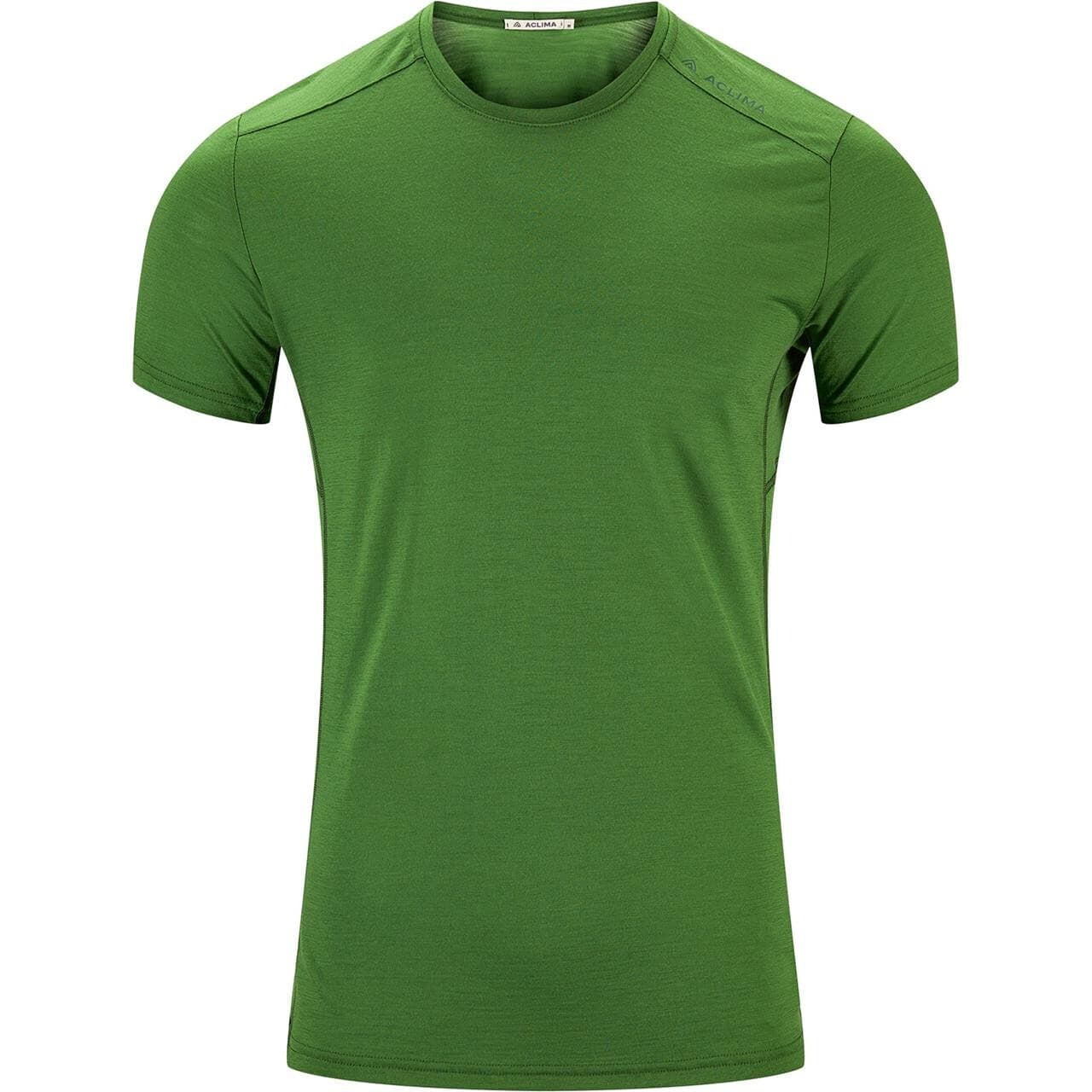 Aclima Mens LightWool 140 Trail Tee (Grøn (CACTUS) Small)