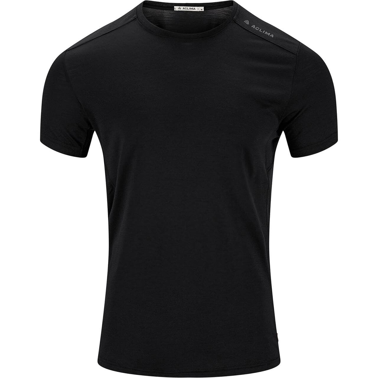 Aclima Mens LightWool 140 Trail Tee (Sort (JET BLACK) X-small)