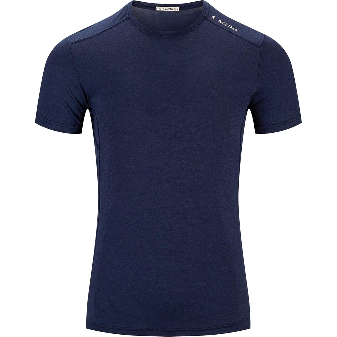 Aclima Mens LightWool 140 Trail Tee (Blå (NAVY BLAZER) Large)