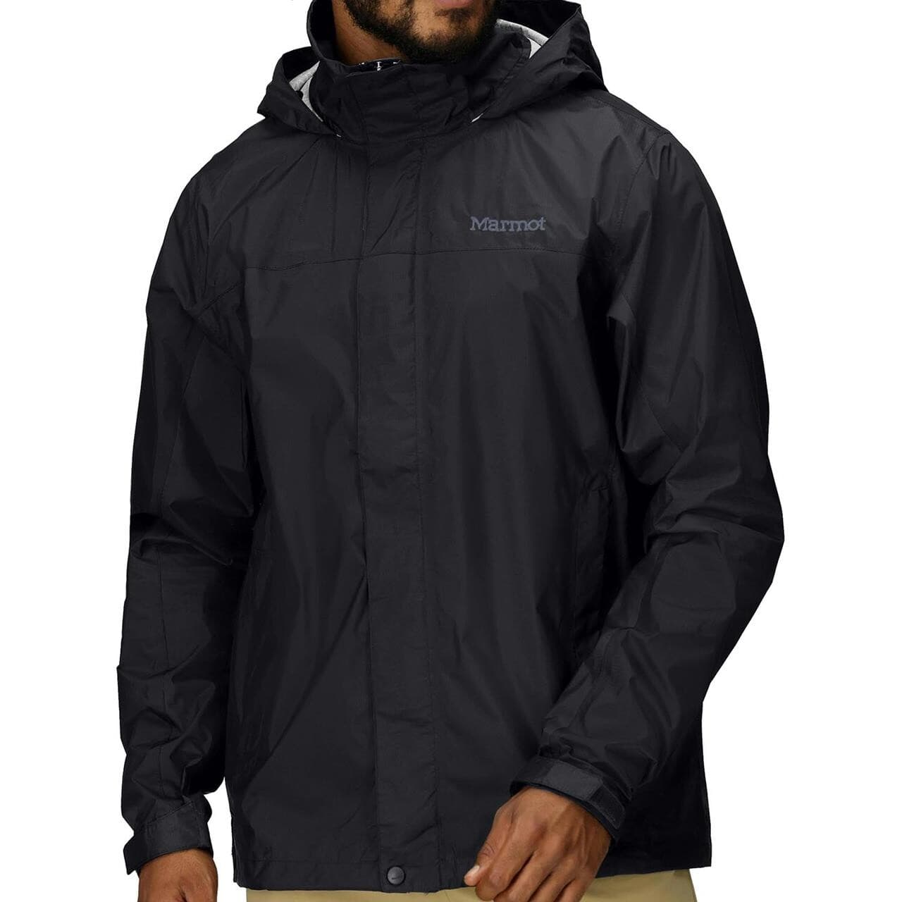 Marmot Mens Precip Eco Jacket (Sort (BLACK) Medium)