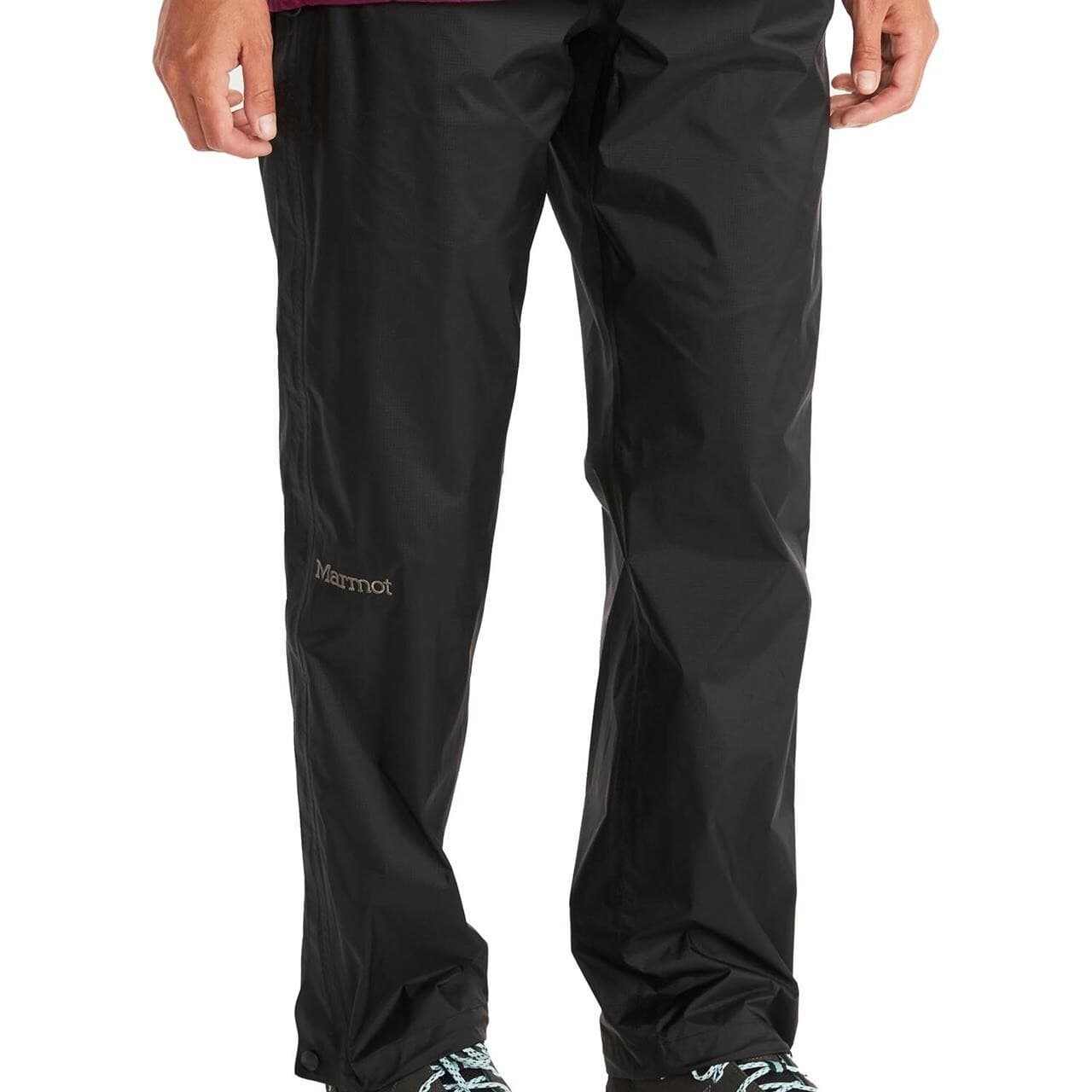 Marmot Womens Precip Eco Full Zip Pant (Sort (BLACK) Large)