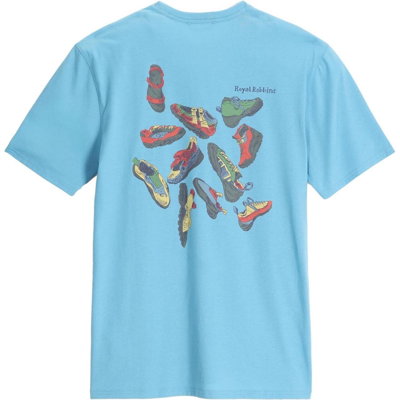 Royal Robbins Mens Rr Graphic Tee (Blå (CATALINA SHOE PT) XX-large)