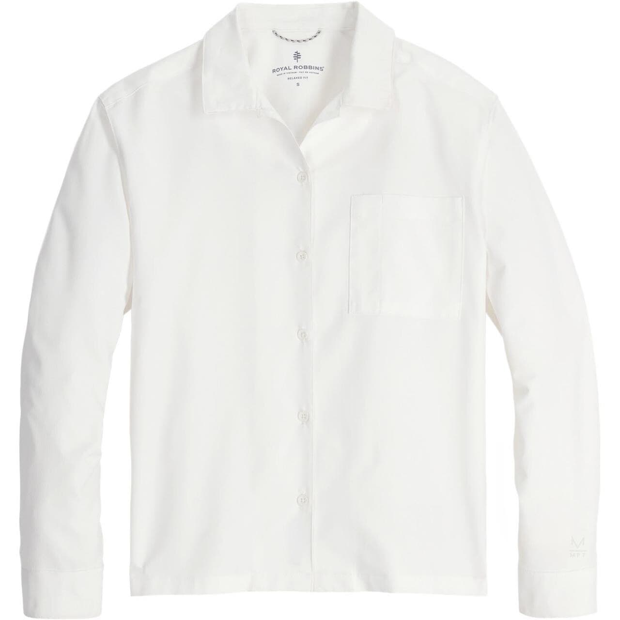 Royal Robbins Womens Expedition III L/S (Hvid (WHITE) X-small)
