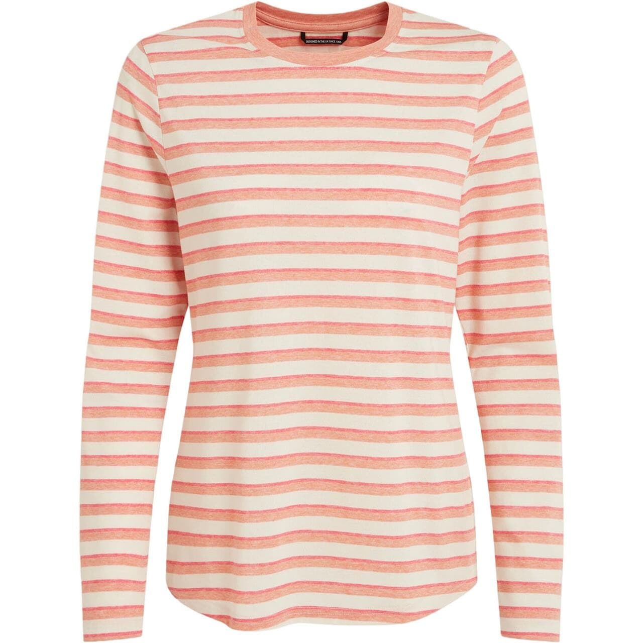 Craghoppers Womens Nosilife Akona L/S Top (Lyserød (CLAY STRIPE) 42)