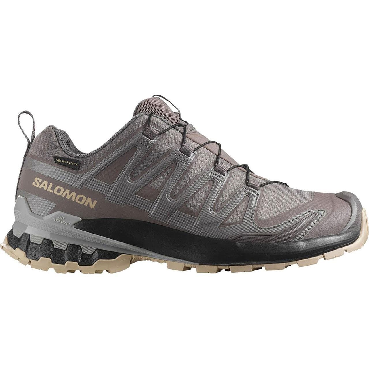 Salomon Womens XA Pro 3D V9 GTX (Grå (PLUM KITTEN/BLACK/GULL) 40 2/3)