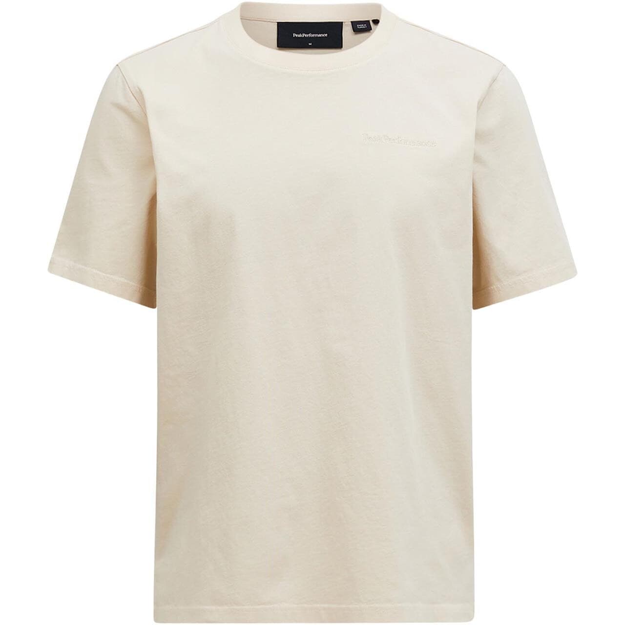 Peak Performance Mens Original Small Logo Tee (Beige (SAND FOG) Large)