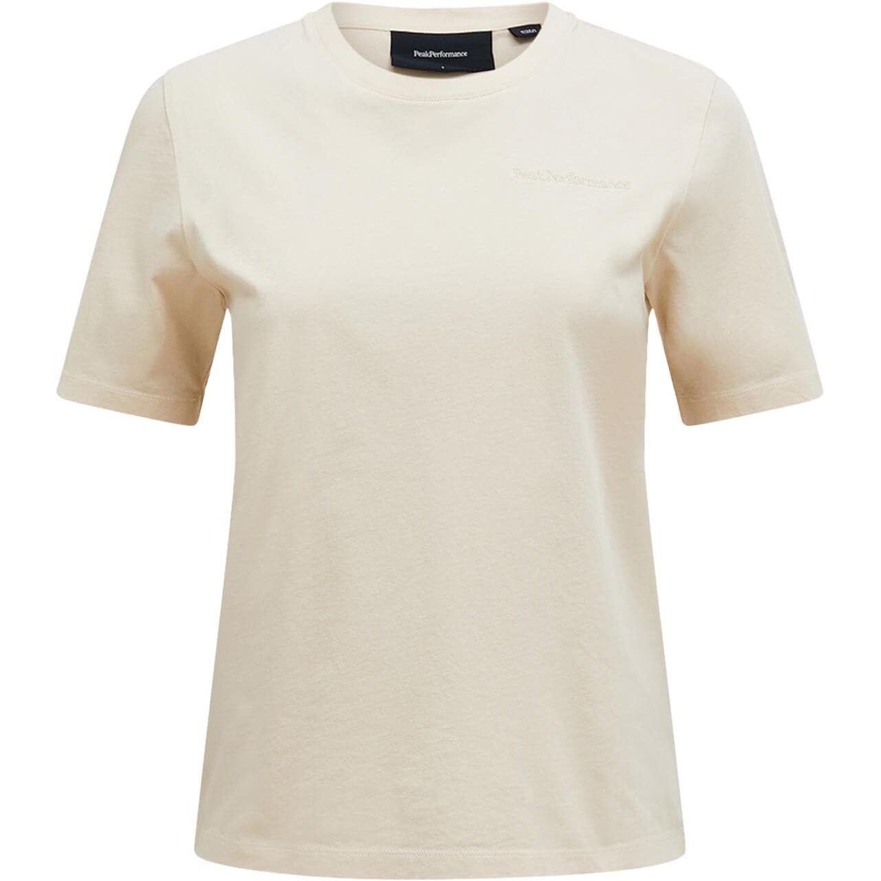 Peak Performance Womens Original Small Logo Tee (Beige (SAND FOG) Medium)