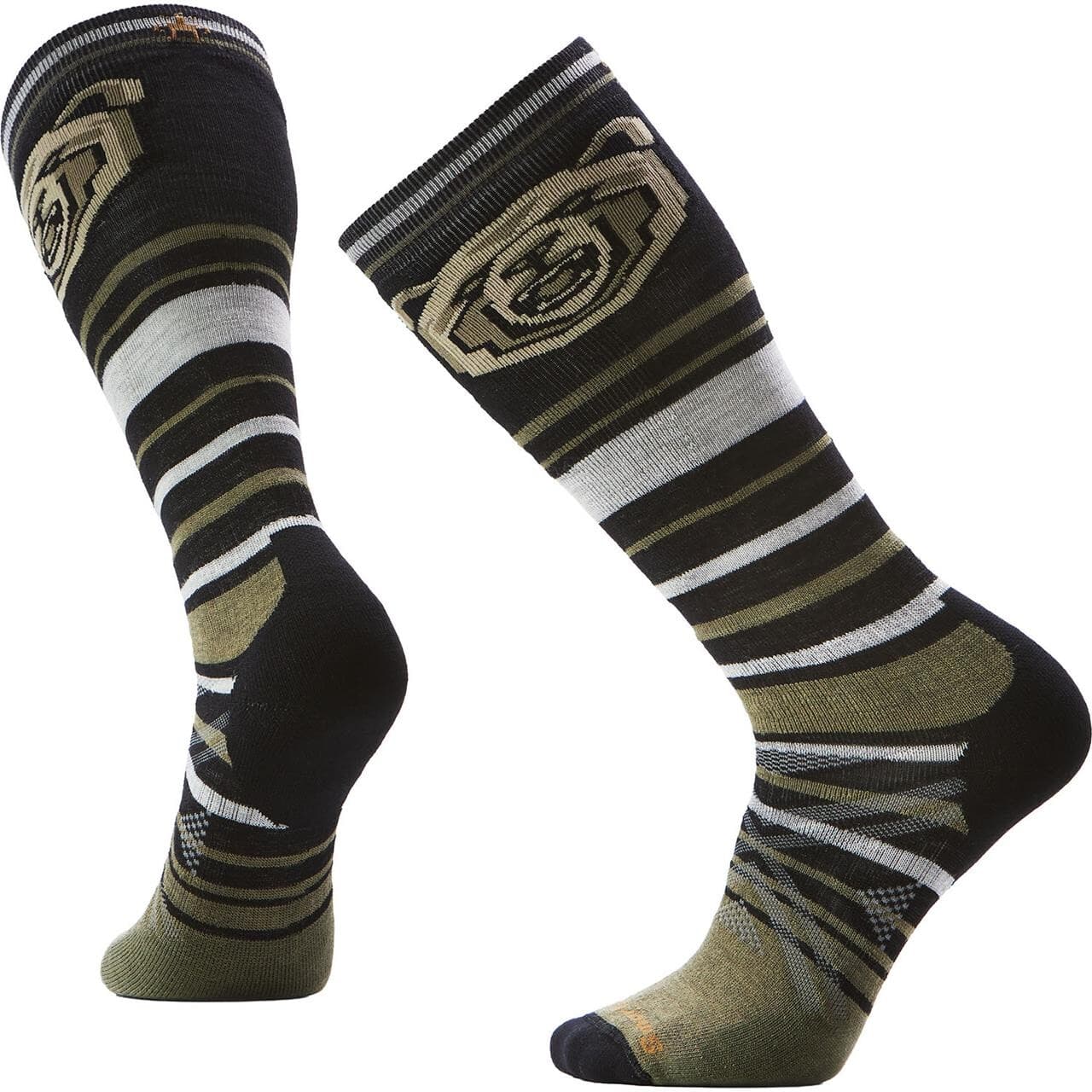 Smartwool Ski Full Cushion Growling Grizzly OTC (Sort (BLACK) 42-45)