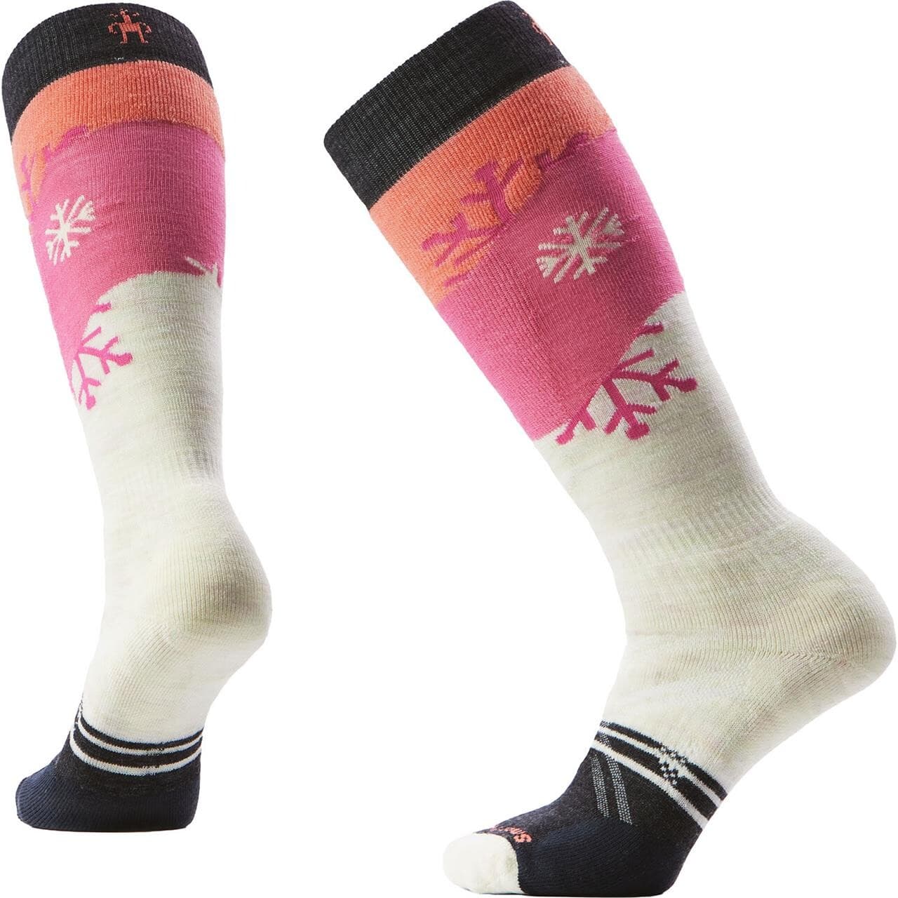 Smartwool Womens Ski Full Cushion Snowpocalypse OTC (Hvid (MOONBEAM) 38-41)