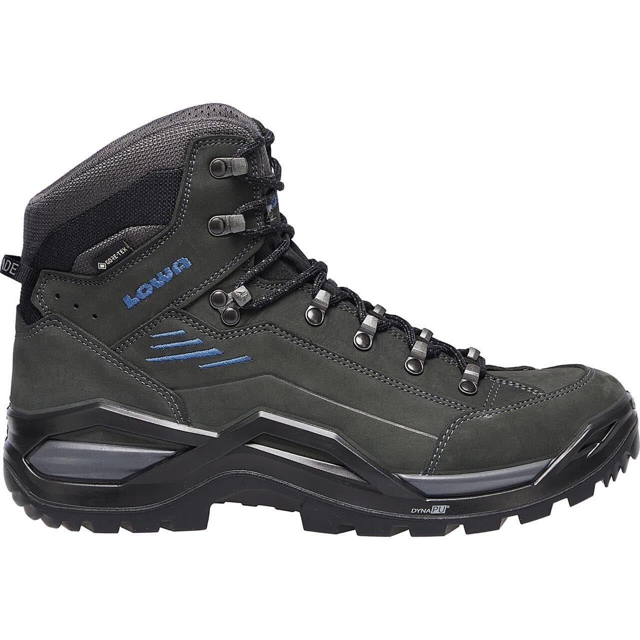Lowa Mens Renegade Evo GTX Mid (Sort (ANTHRACITE/STEEL BLUE) 45)