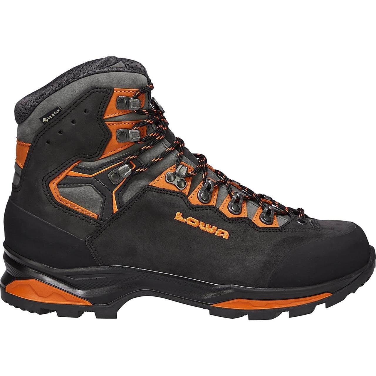 Lowa Mens Camino Evo GTX Wide (Sort (BLACK/ORANGE) 42,5)