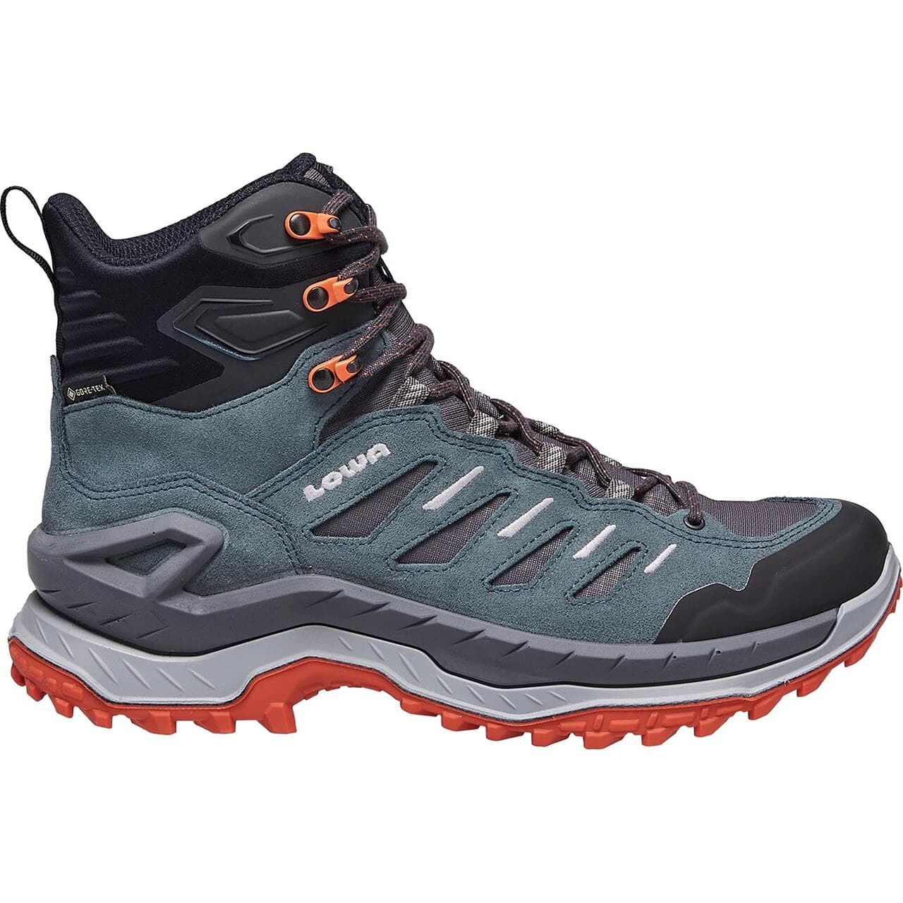 Lowa Mens Innovo GTX Mid (Grøn (SMOKE GREEN/FLAME) 44)