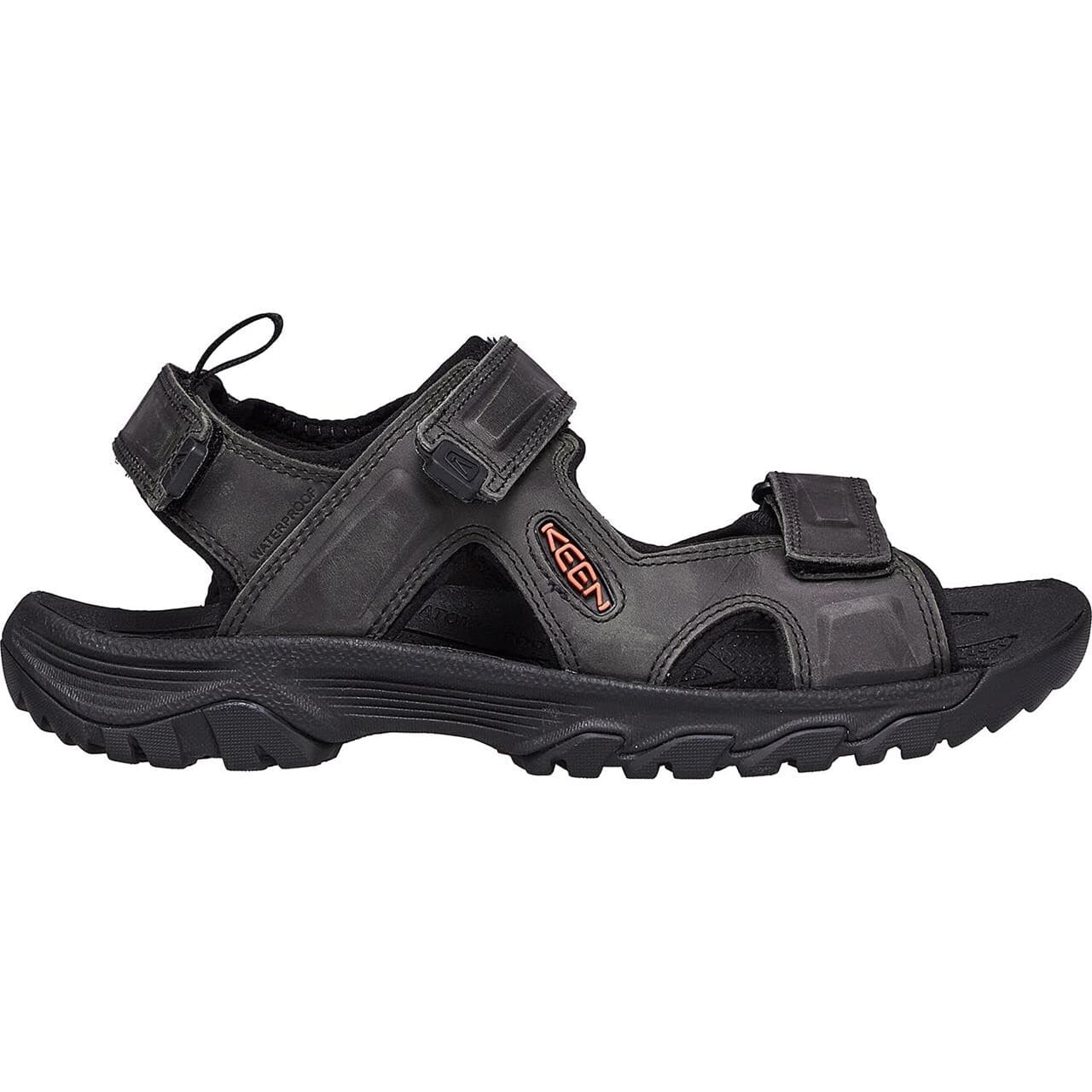 Keen Mens Targhee III Open Toe Sandal (Grå (GREY/BLACK) 46)
