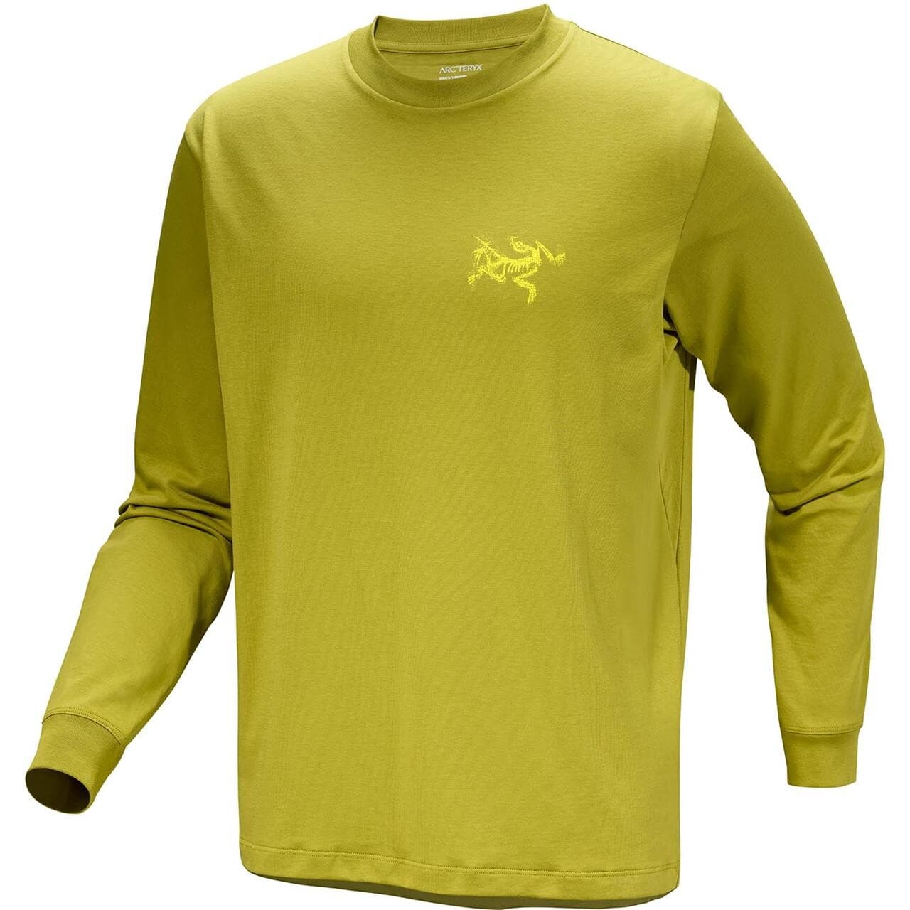 Arcteryx Mens Kragg SL Cotton Bird Tile L/S (Grøn (OLIVE MOSS/EUPHORIA) X-large)