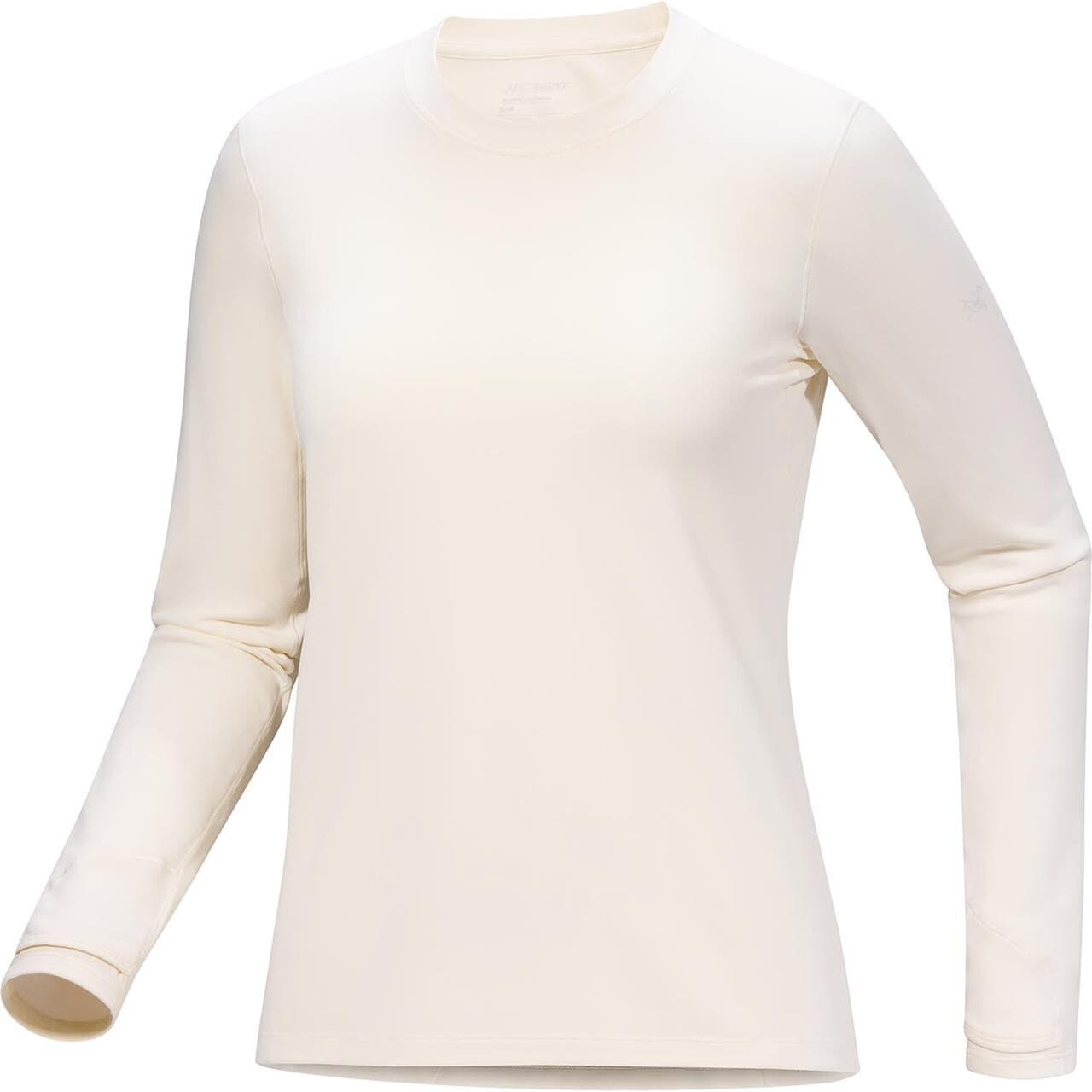Arcteryx Womens Taema Thermal Crew L/S (Hvid (ARCTIC SILK HEATHER) X-large)