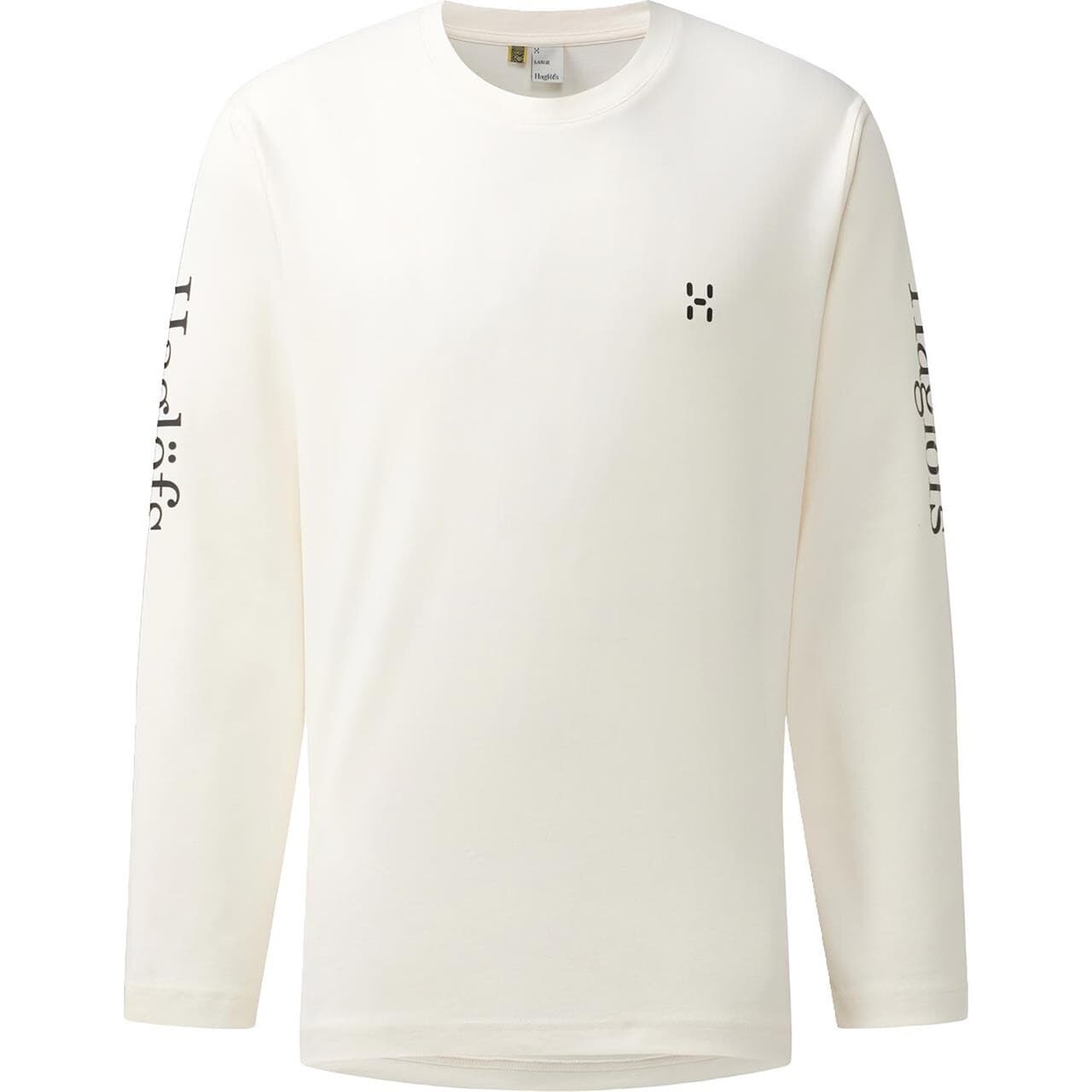 Haglöfs Mens Brand L/S Tee (Hvid (SOFT WHITE) Small)