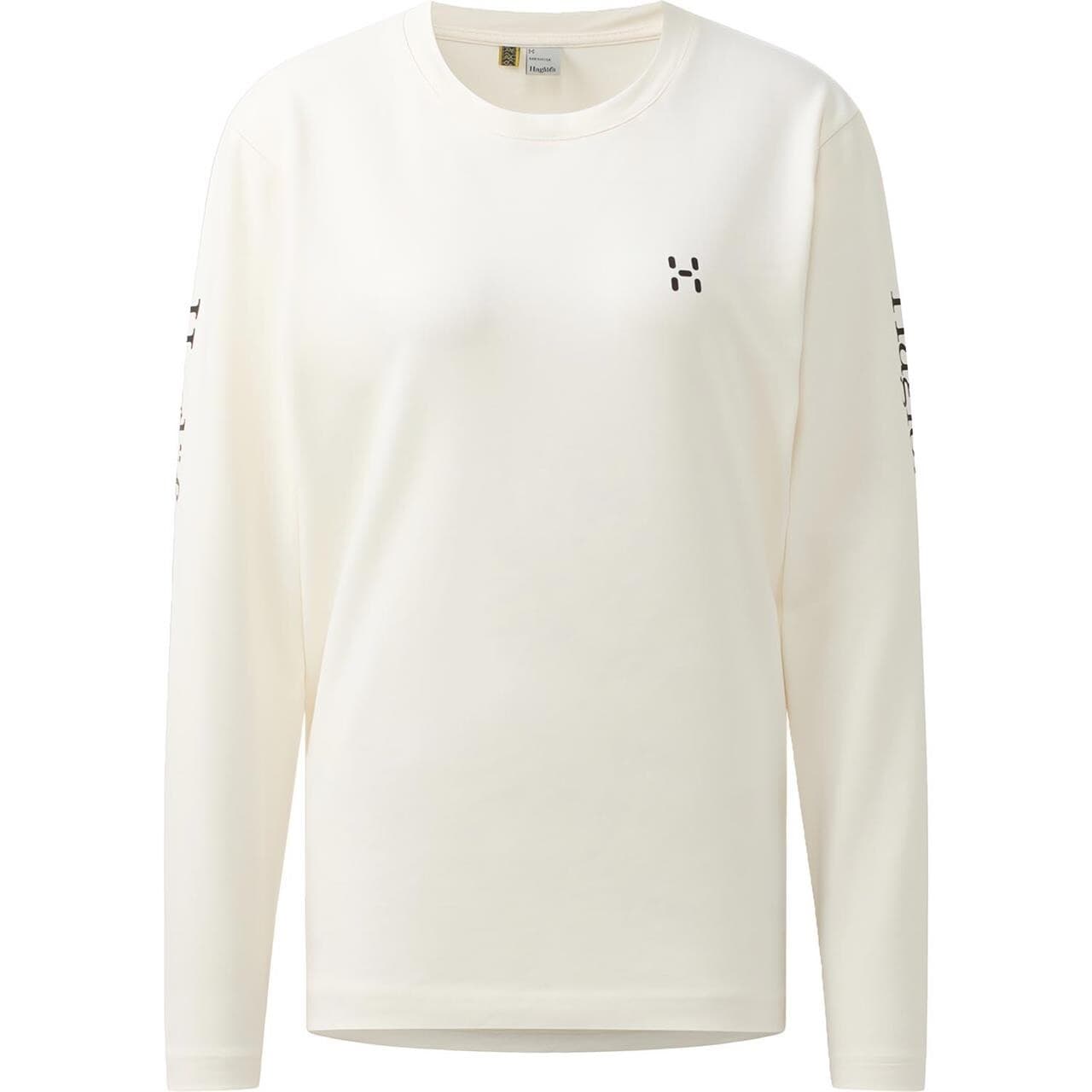 Haglöfs Womens Brand L/S Tee (Hvid (SOFT WHITE) Large)