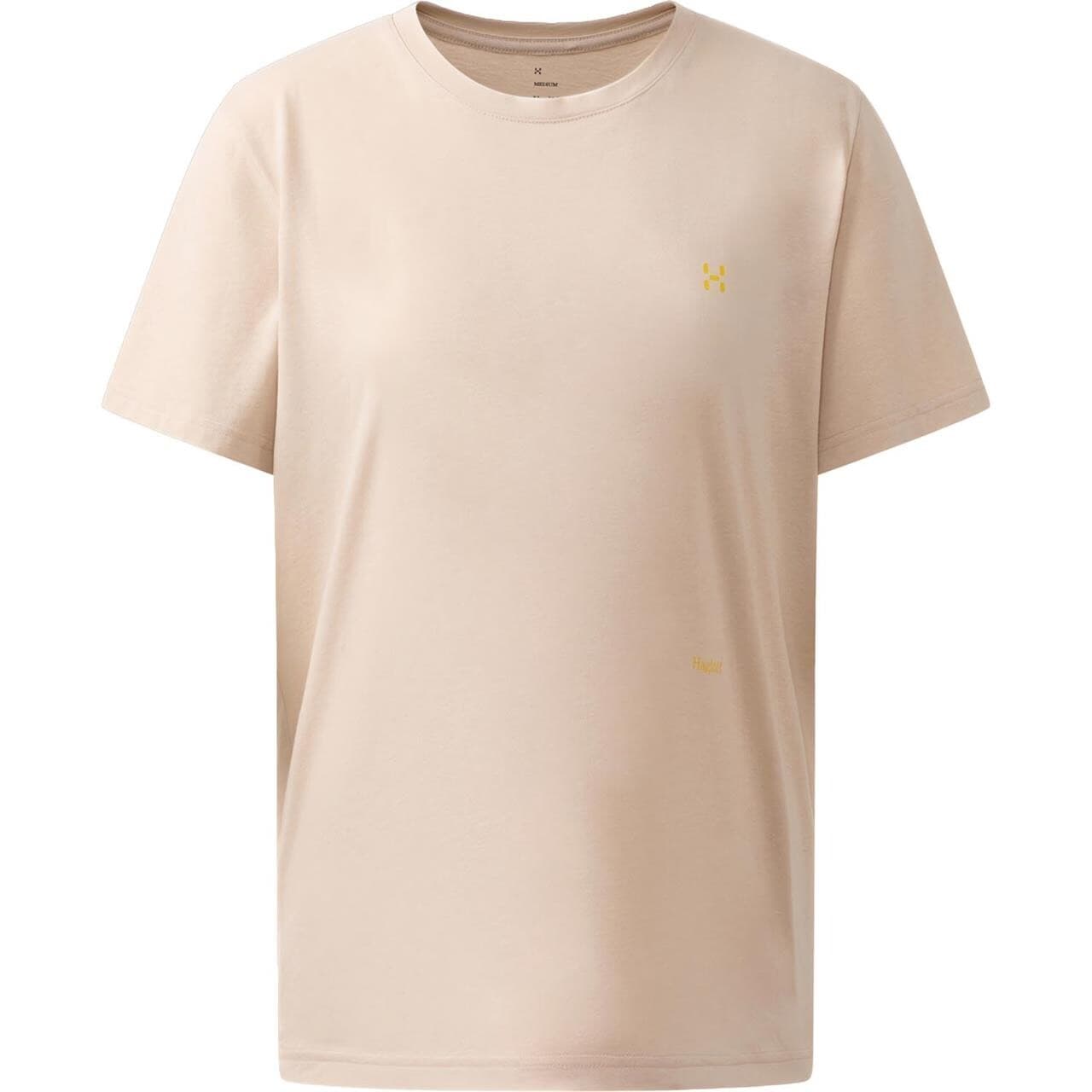 Haglöfs Womens Brand Outsiders Tee (Beige (CHALK BEIGE) Small)