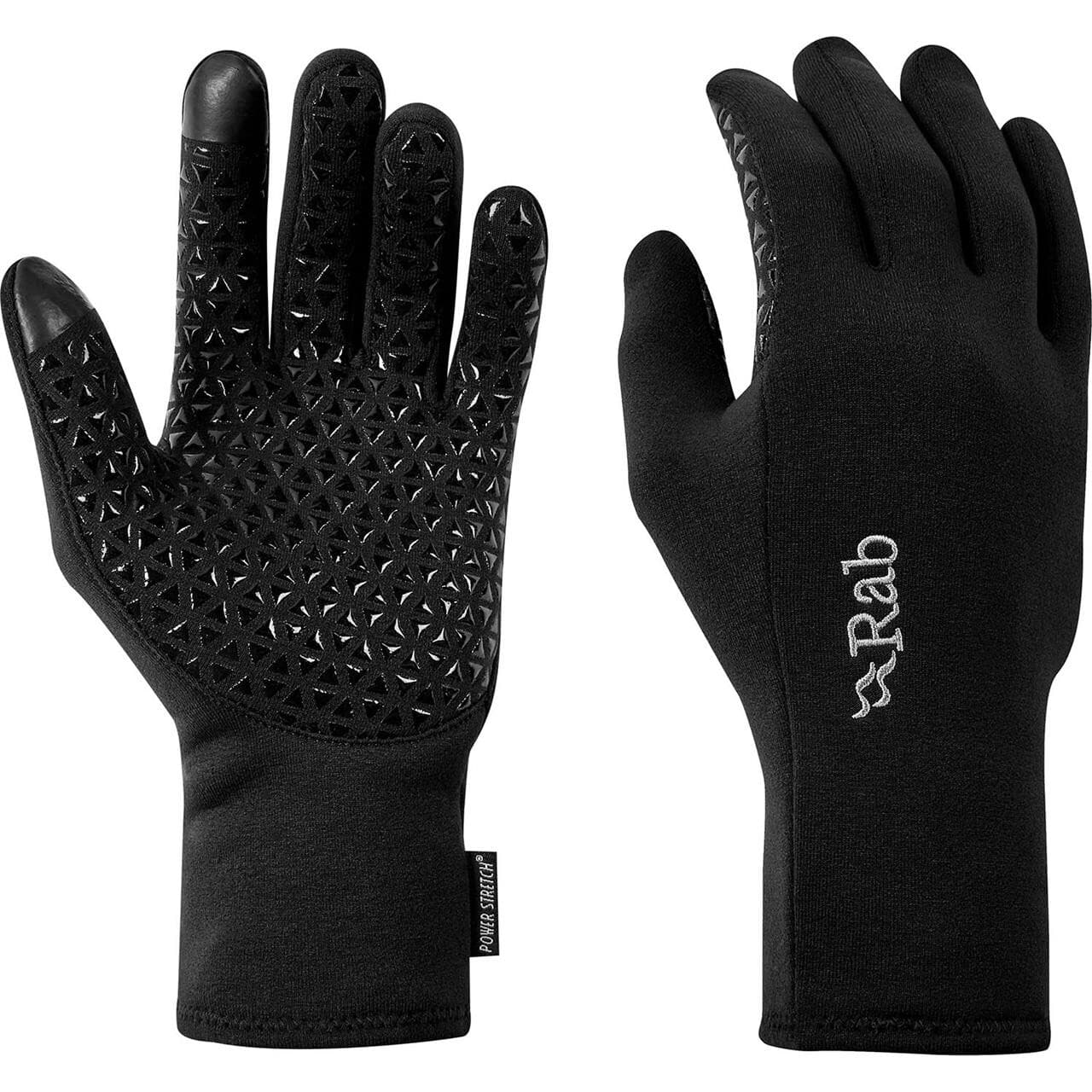 RAB Power Stretch Contact Grip Gloves (Sort (BLACK) X-large)