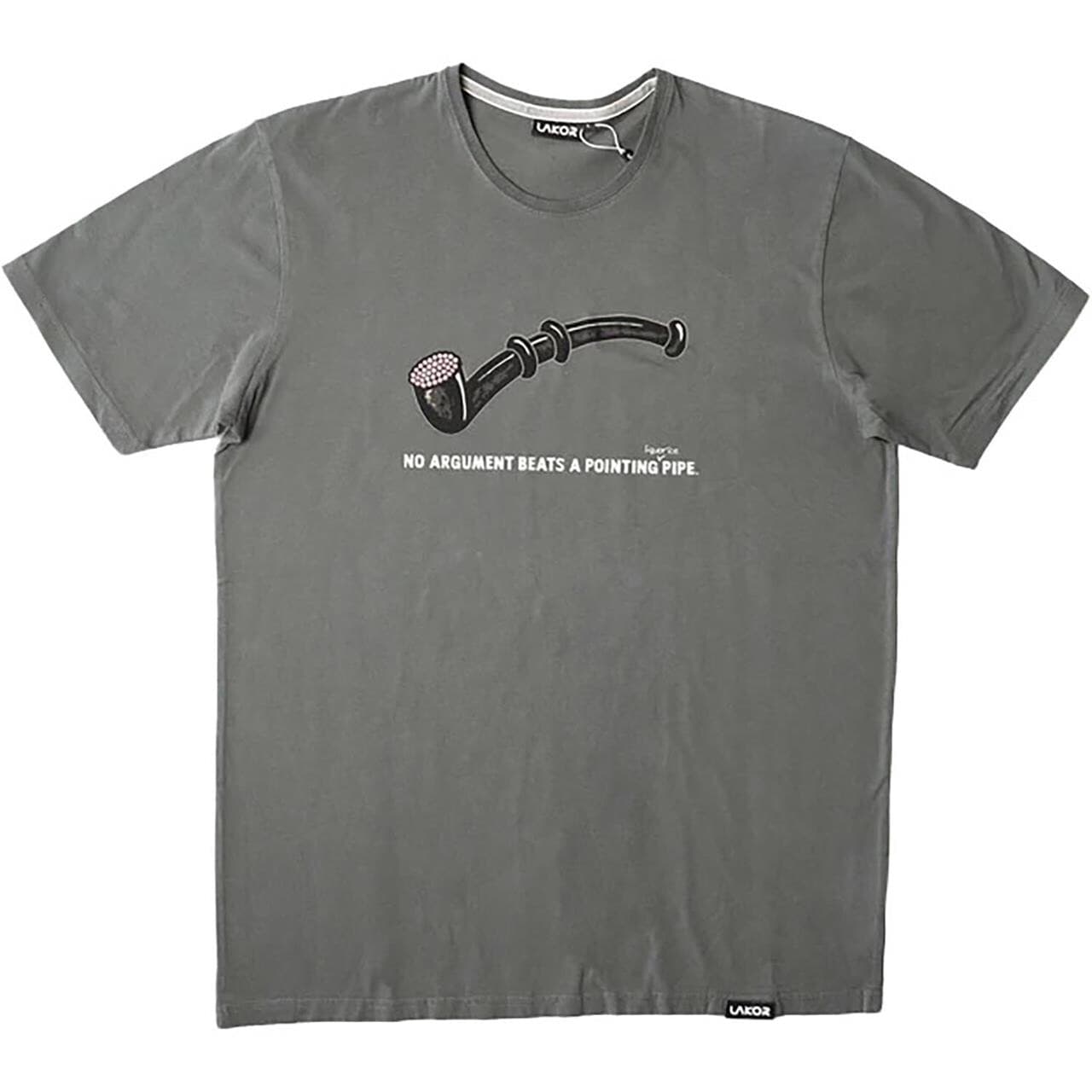 Lakor Mens Lakridspibe T-shirt (Beige (WHITE PEPPER) Medium)
